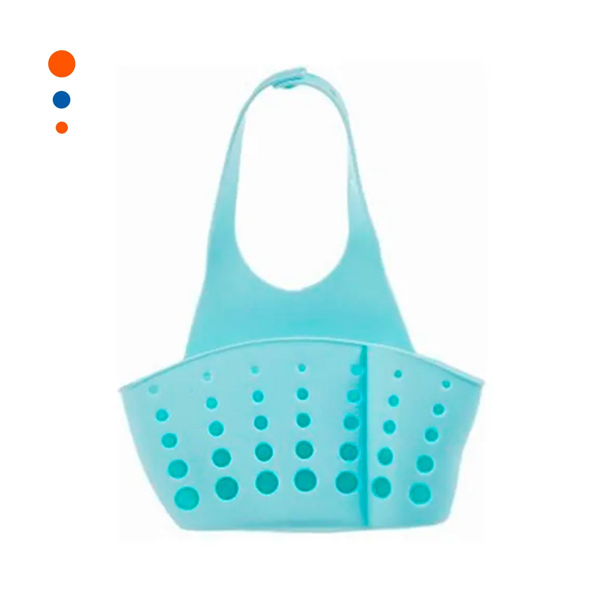 PACK2 BANDEJA COLGANTE CELESTE FUNCIONAL PARA LA COCINA Y EL BANO 19X15CM Y+REGALO STICKER - 2