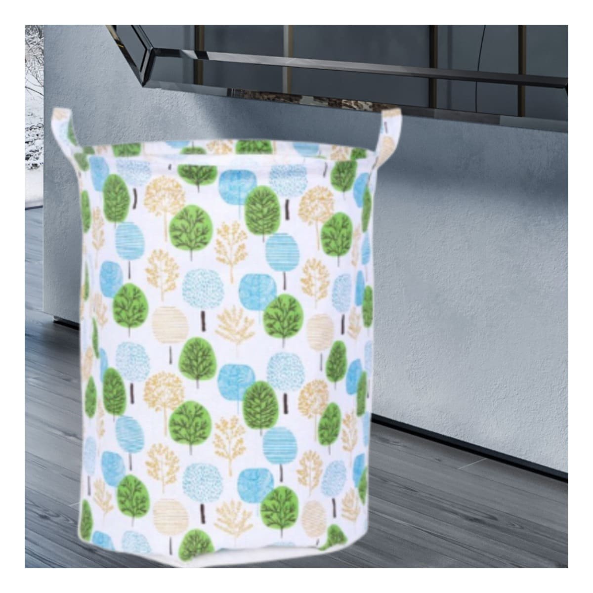 PACK4 RECIPIENTE DE ARBOLES PARA ROPA QUE FACILITA TRANSPORTE SEGURO 43X35CM Y+REGALO STICKER - 3
