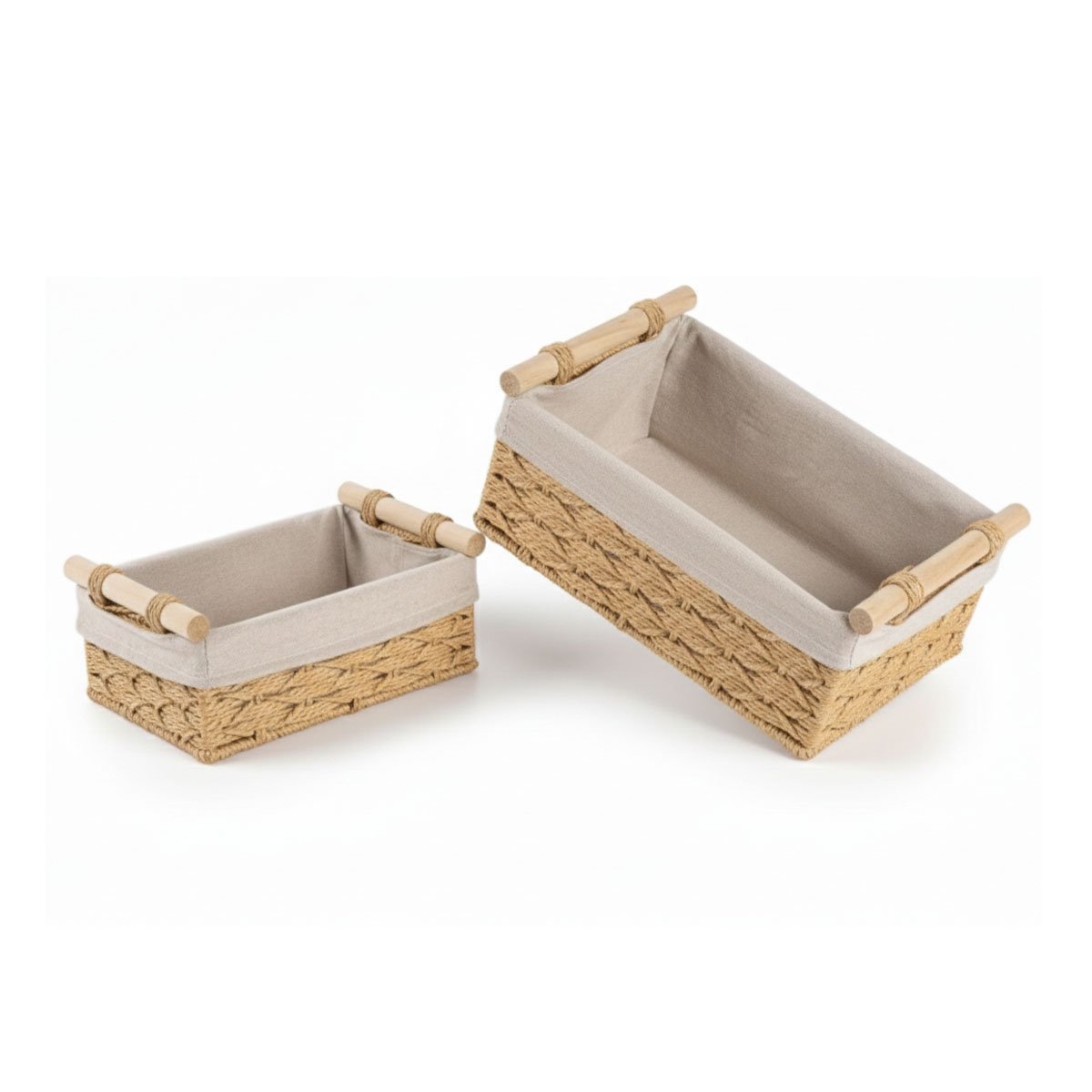 PACK6 CAJA DECORATIVA PARA REPISAS MOSTAZA 24.5X14.5CM Y+REGALO STICKER - 2