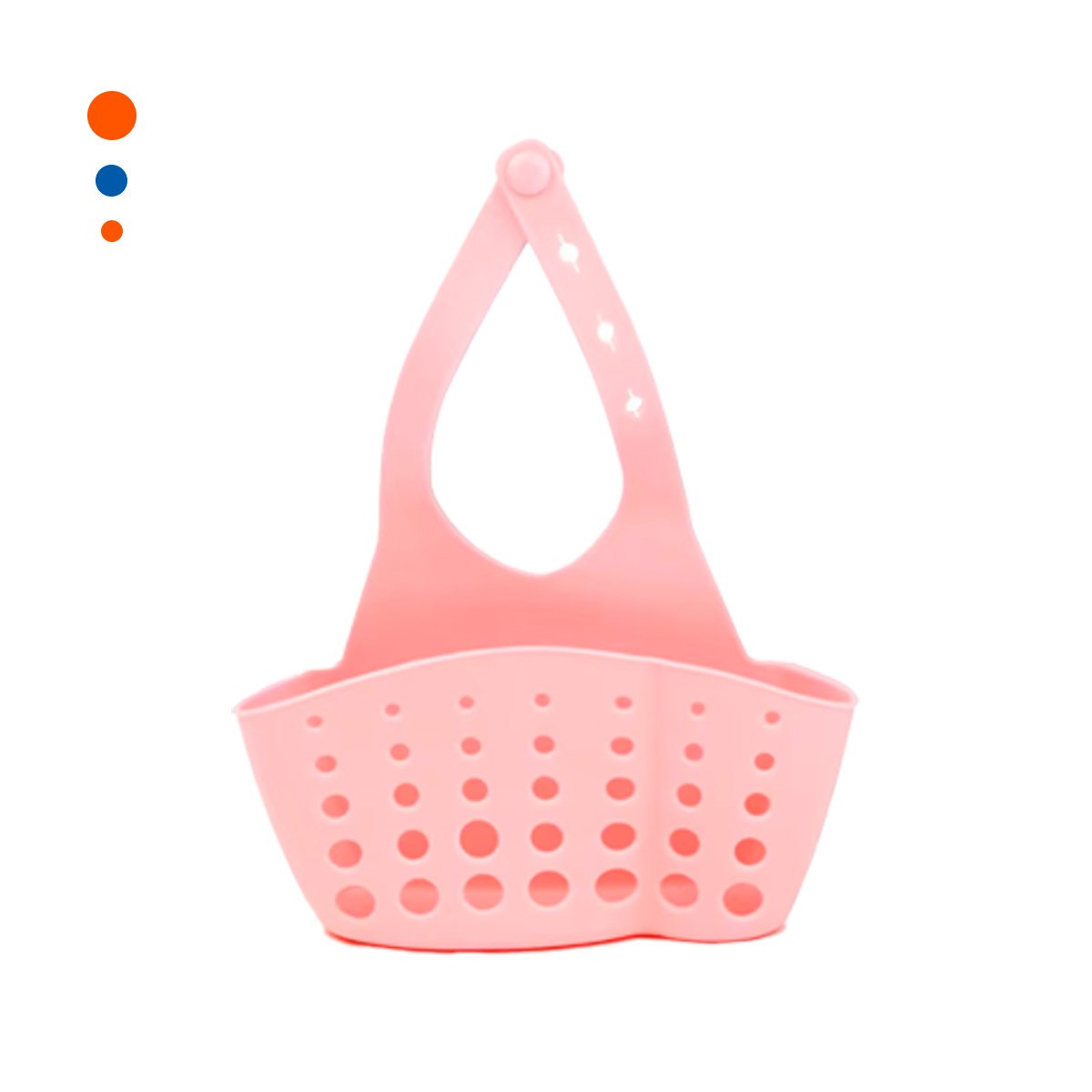 PORTAOBJETOS COLGANTE ROSADO PARA TENER EL BANO SIEMPRE ORDENADO 19X15CM Y+PAPEL REGALO - 1