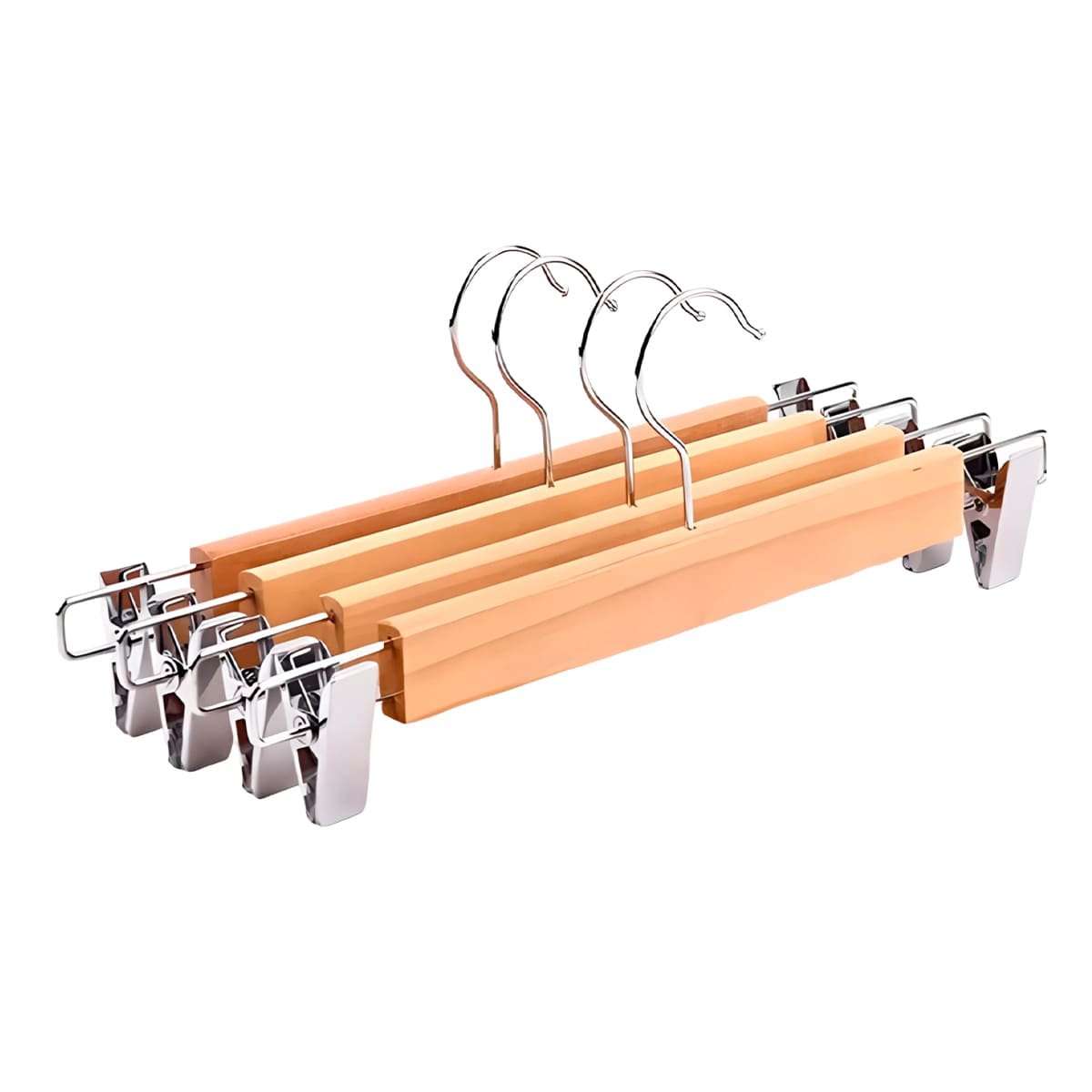 PERCHA PARA ORGANIZAR CONJUNTOS INFANTILES 2 GANCHOS DE METAL 33CM MOSTAZA Y+LIGAS REGALO - 3