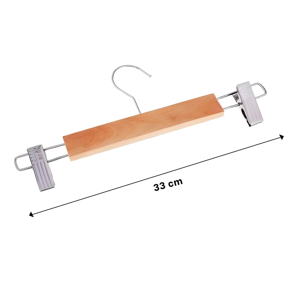 PERCHA PARA ORGANIZAR CONJUNTOS INFANTILES 2 GANCHOS DE METAL 33CM MOSTAZA Y+LIGAS REGALO - 4