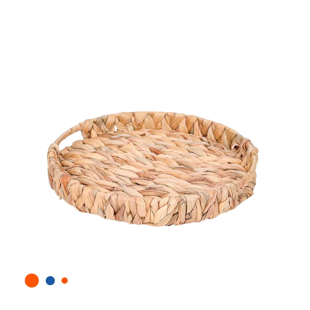 CESTA PRÁCTICA GRASS 31X4CM MOSTAZA PARA GUARDAR OBJETOS DE SALA Y+PAPEL REGALO - 1