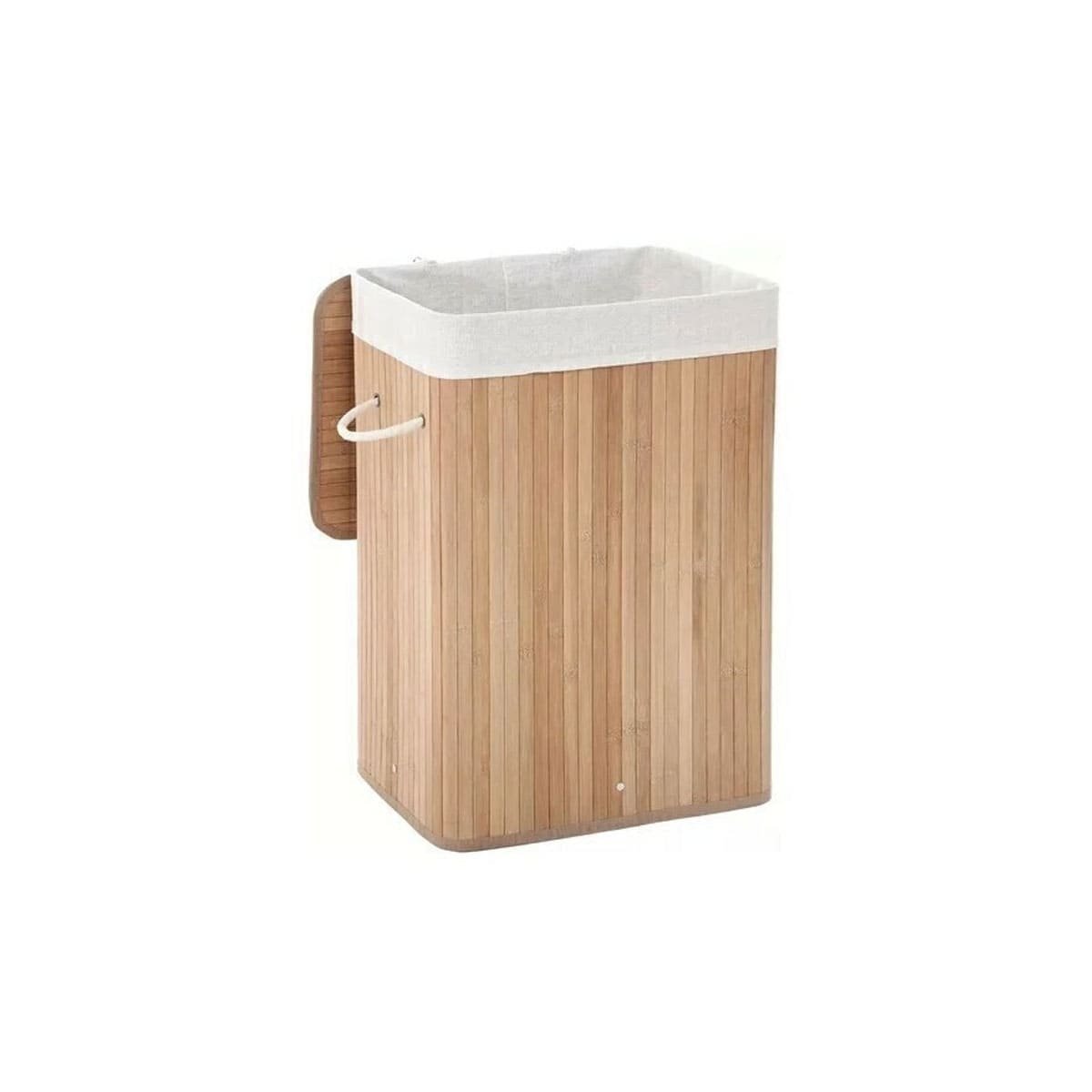 PACK2 SOLUCION PLEGABLE DE BAMBU CON TAPA PARA ORDEN Y ORGANIZACION EN CASA Y+REGALO STICKER - 2