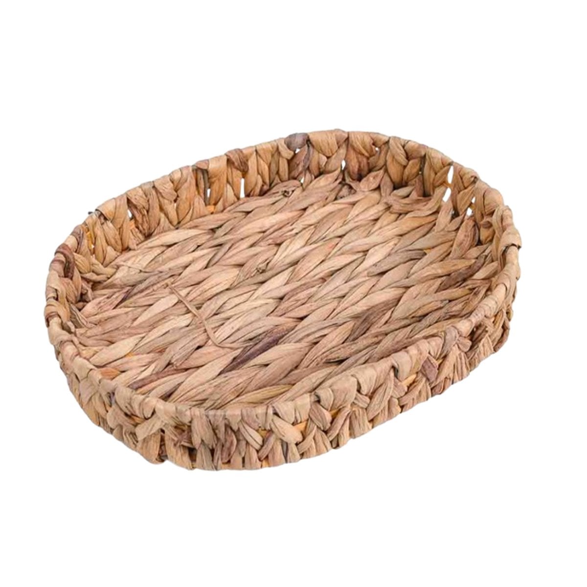 PACK12 ORGANIZADOR MULTIFUNCIONAL OVALADA GRASS 32X24X4.5CM MOSTAZA YREGALO STICKER - 2