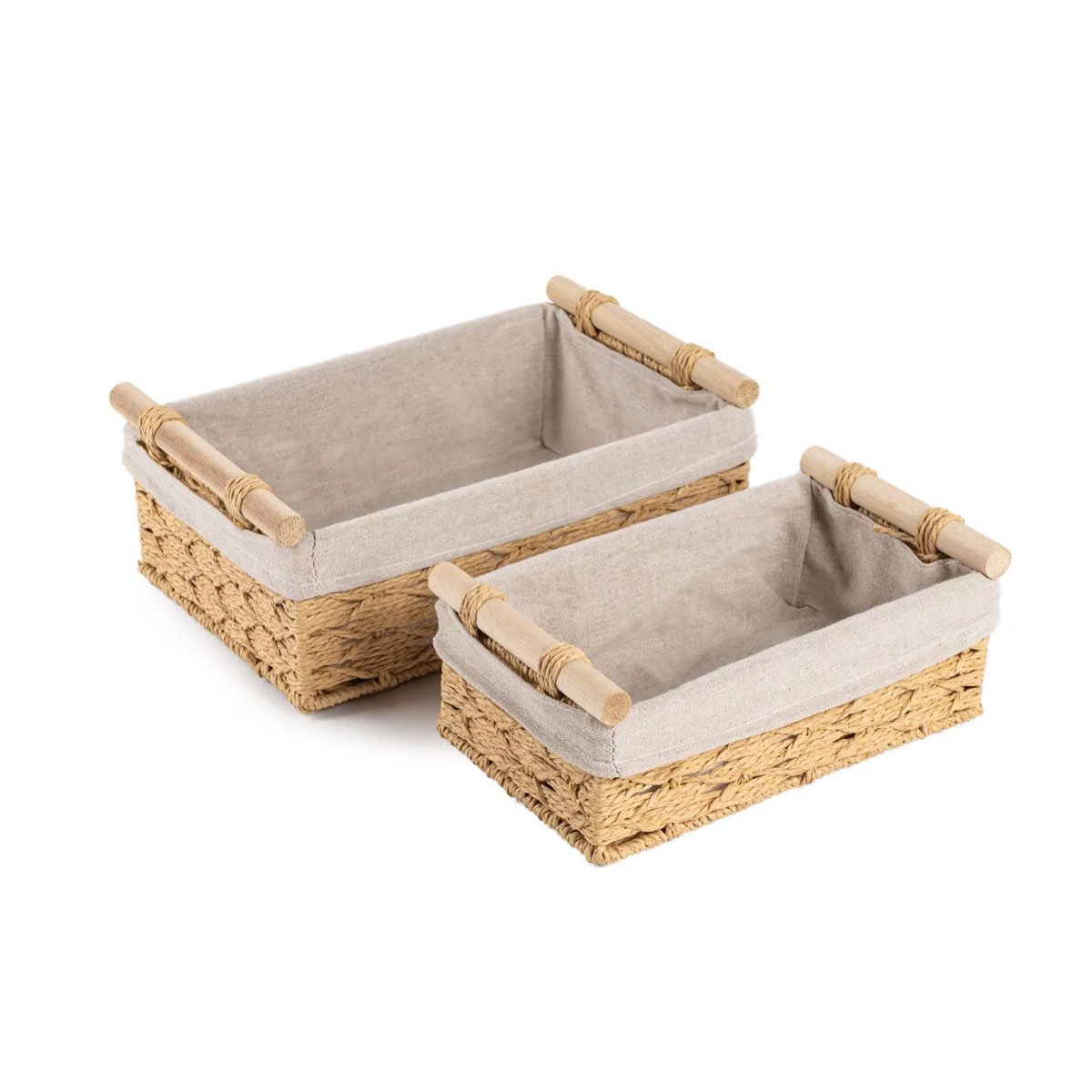 CONTENEDOR PARA ORDENAR CAJONES Y REPISAS MOSTAZA 24.5X14.5CM Y+PAPEL REGALO - 1