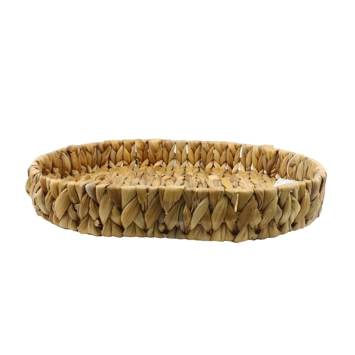 PACK12 CONTENEDOR TEJIDO OVALADO GRASS 29X20X4.5CM MOSTAZA PARA ORDENAR YREGALO STICKER - 2