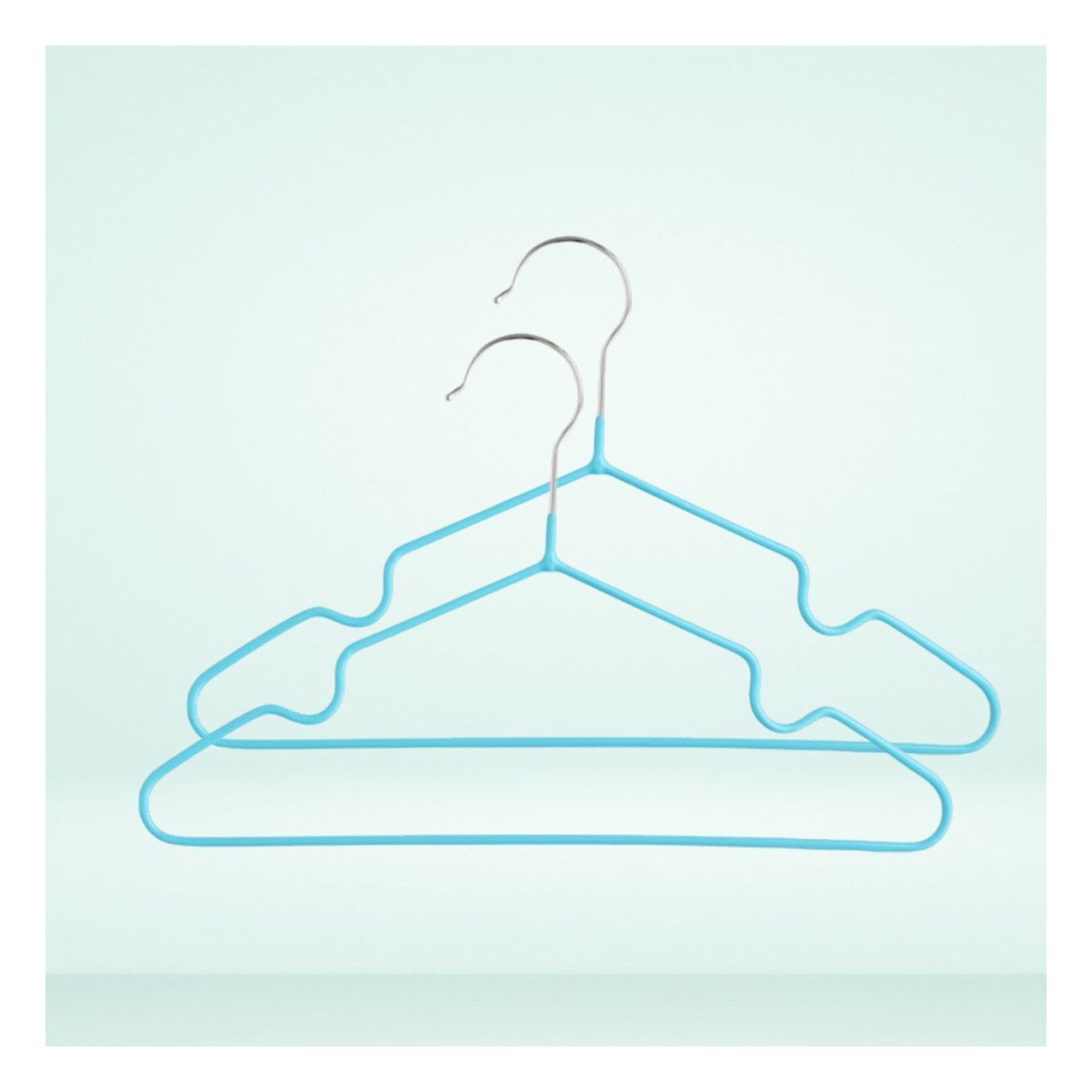 PACK2 ESTRUCTURA LIGERA PARA OPTIMIZAR CLOSETS 5 PIEZAS 20X40,5CM CELESTE Y+REGALO STICKER - 5