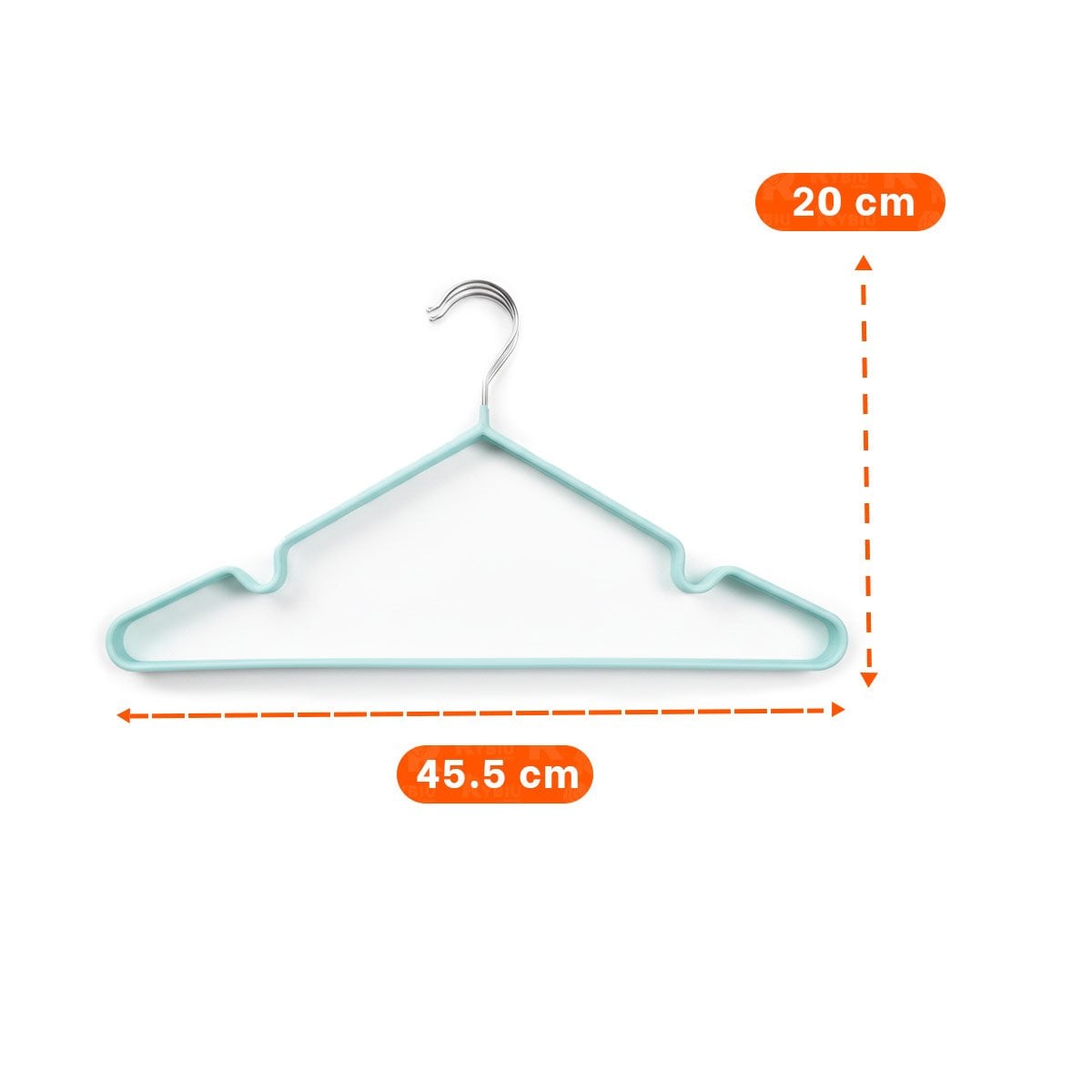 PACK12 COMPLEMENTO PARA CLOSET DE ALAMBRE CON PLASTICO VERDE 5 PIEZAS Y+REGALO STICKER - 4