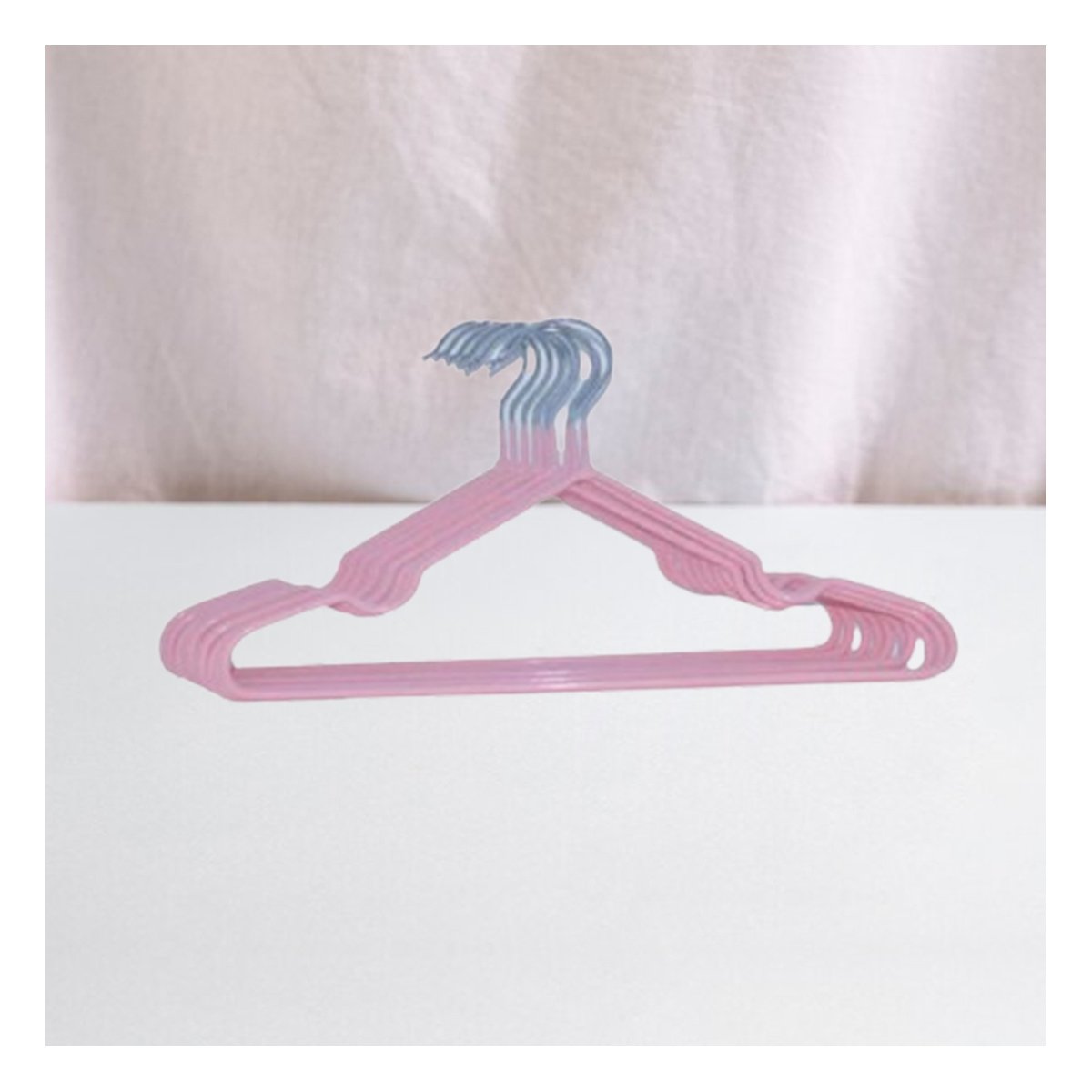 PACK2 PERCHA FIRME PARA CUIDADO DE CAMISAS 5 PIEZAS 20X40,5CM ROSADO Y+PAPEL REGALO - 2