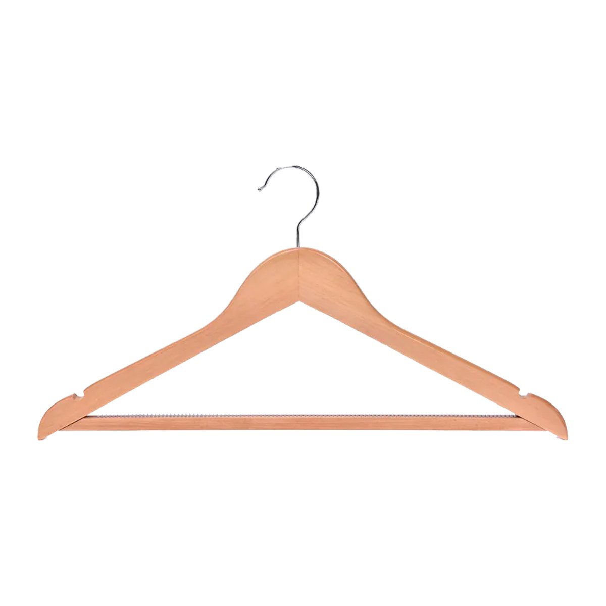 PERCHERO PARA CLOSET DE MADERA COLOR MOSTAZA 3 PIEZAS CASA Y+PAPEL REGALO - 1