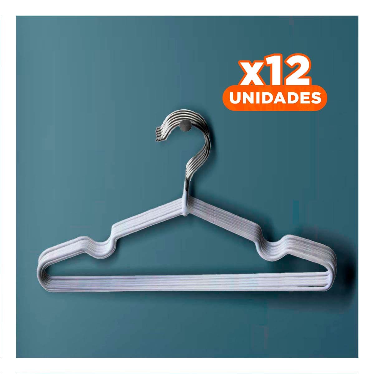 PACK12 CLIP VERSATIL PARA DISTINTAS PRENDAS 5 PIEZAS 20X40,5CM BLANCO - 1