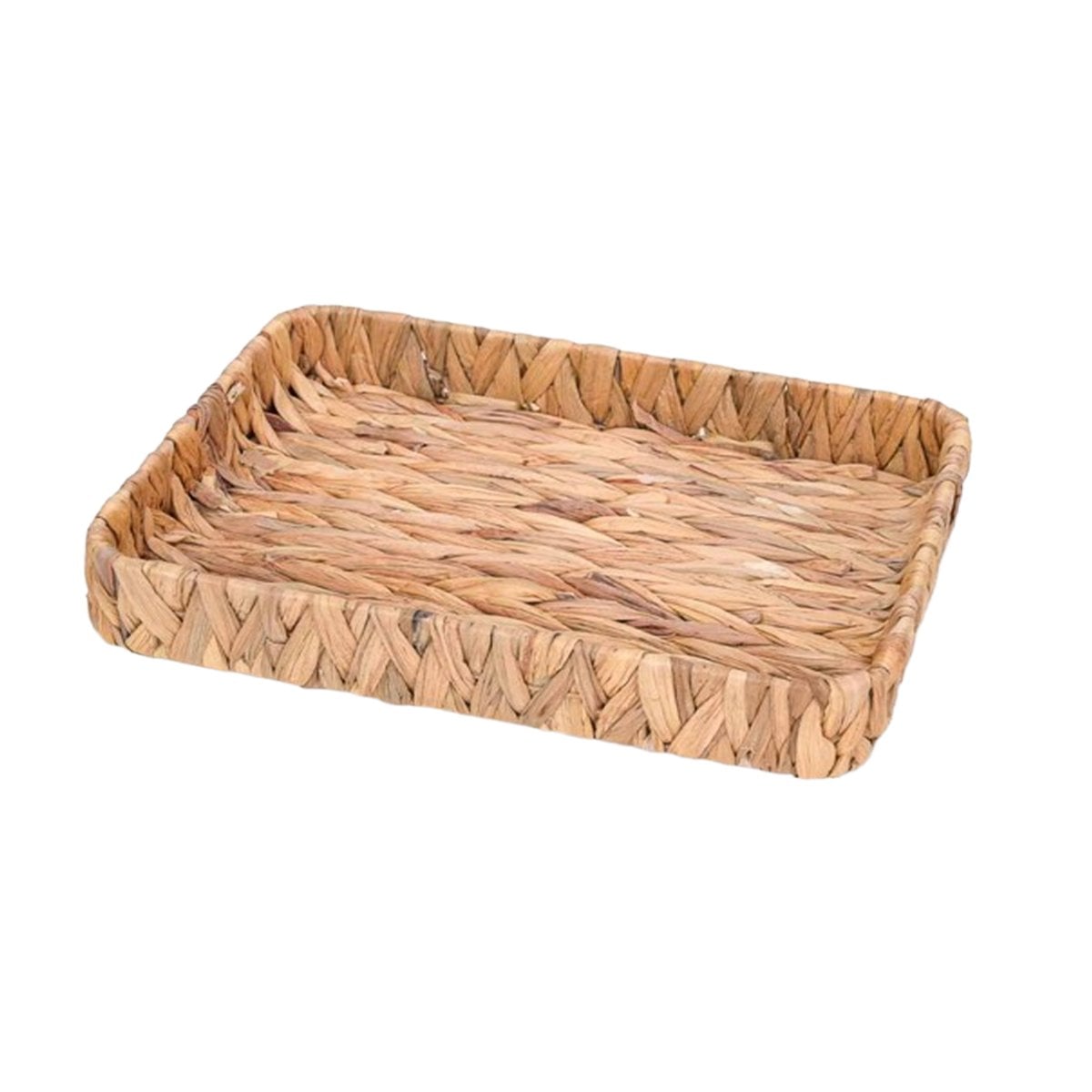 CONTENEDOR TEJIDO RECTANGULAR GRASS 36X28X6CM MOSTAZA PARA ORGANIZAR Y CASA YLIGAS REGALO - 3