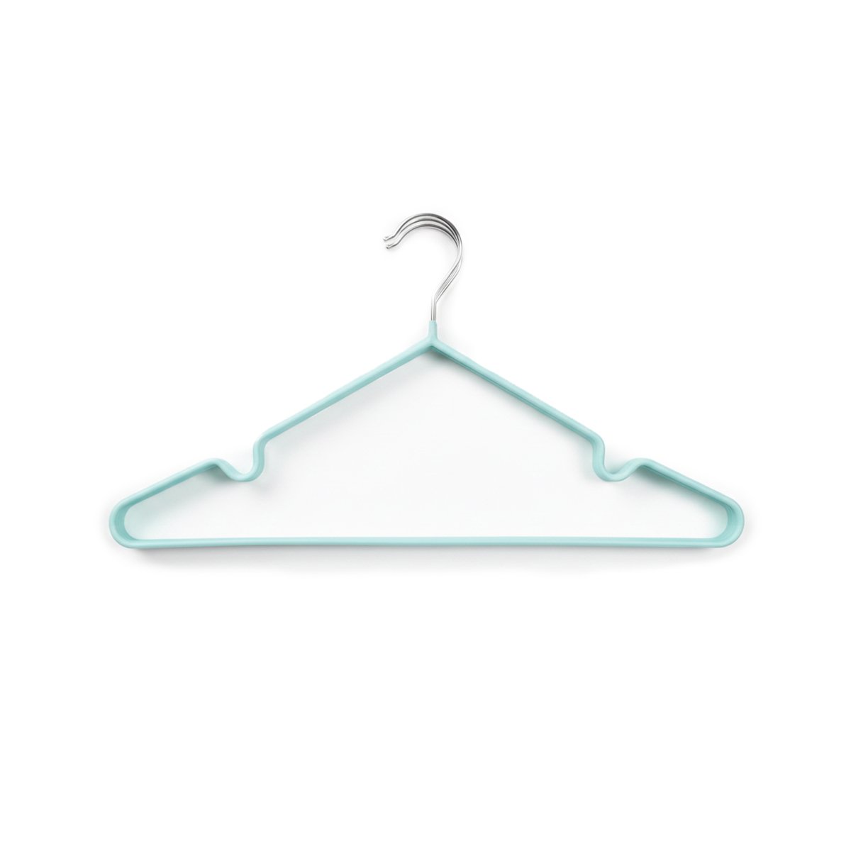 PACK4 PERCHERO PARA CLOSET DE ALAMBRE CON PLASTICO VERDE 5 PIEZAS CASA Y+PAPEL REGALO - 3