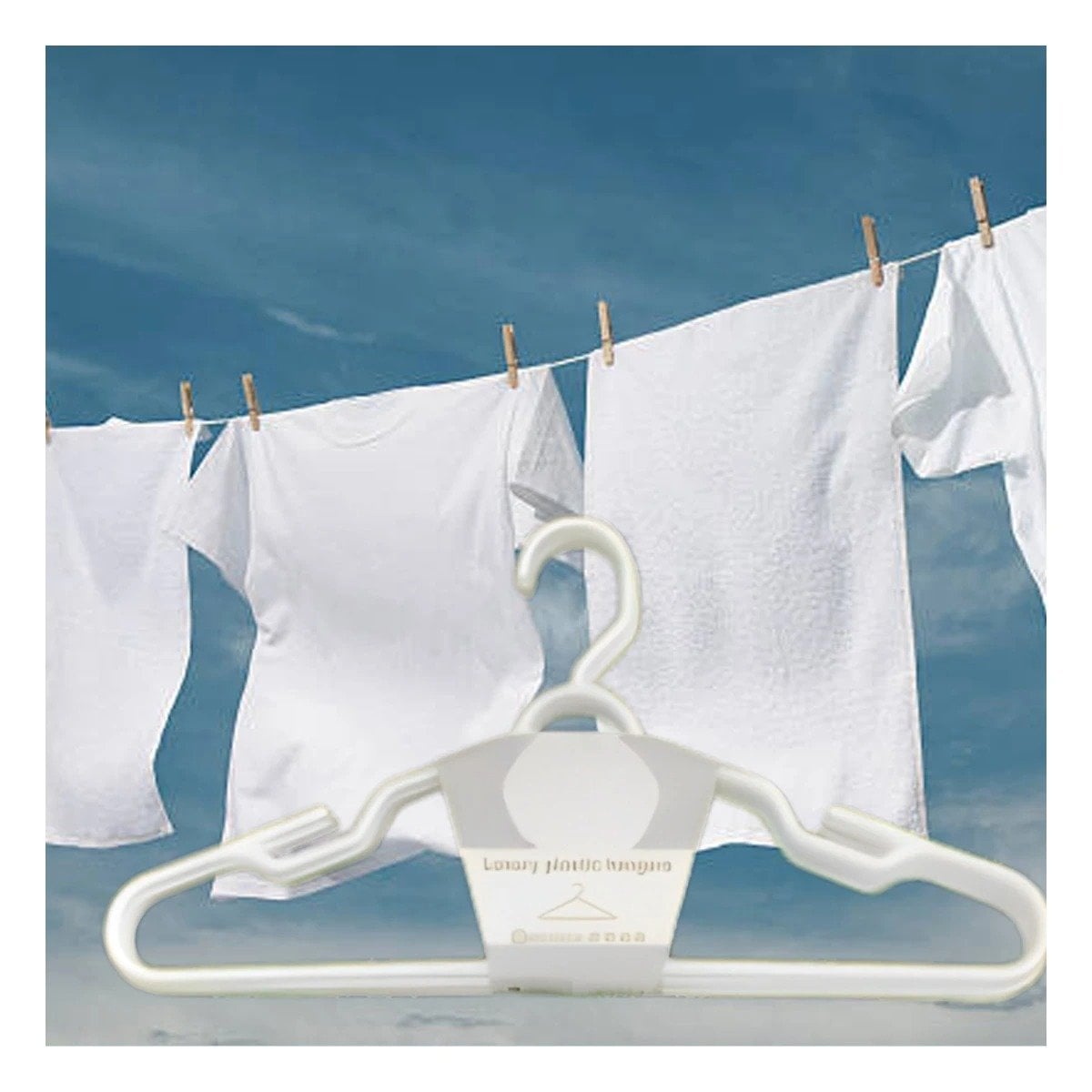 PACK4 SOPORTE PLASTICO BLANCO CON DISEÑO REDONDO CENTRAL DE 4 PIEZAS - 2
