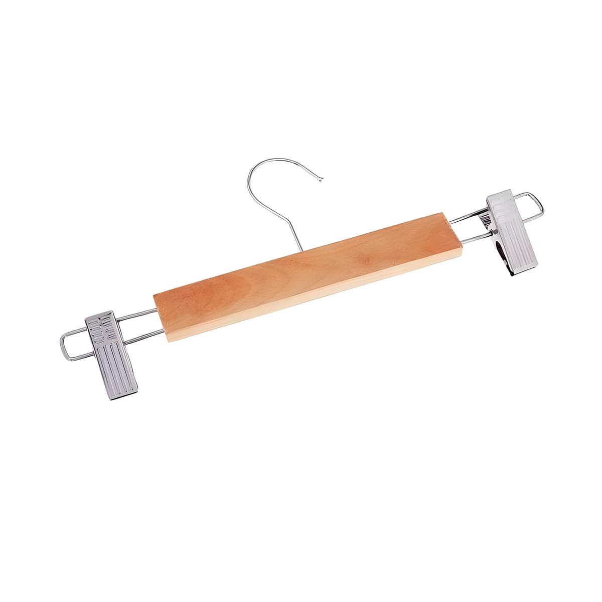 PACK12 SOPORTE COLGANTE PARA OPTIMIZAR ESPACIO 2 GANCHOS DE METAL 33CM MOSTAZA Y+REGALO STICKER - 2