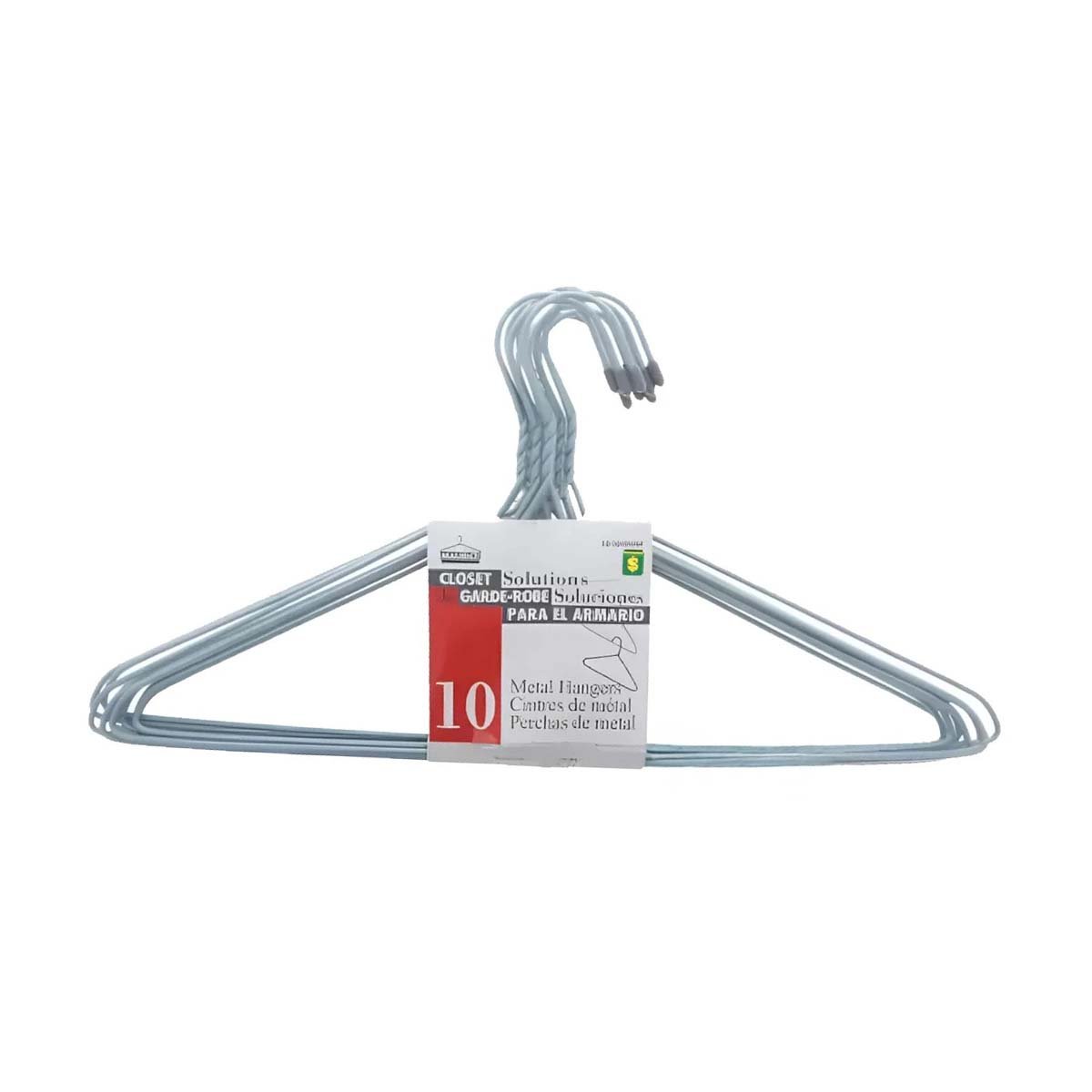 PACK12 SOPORTE RESISTENTE DE ALAMBRE PLOMO CON 10 PIEZAS 21X40CM PARA ORDEN Y+REGALO STICKER - 2