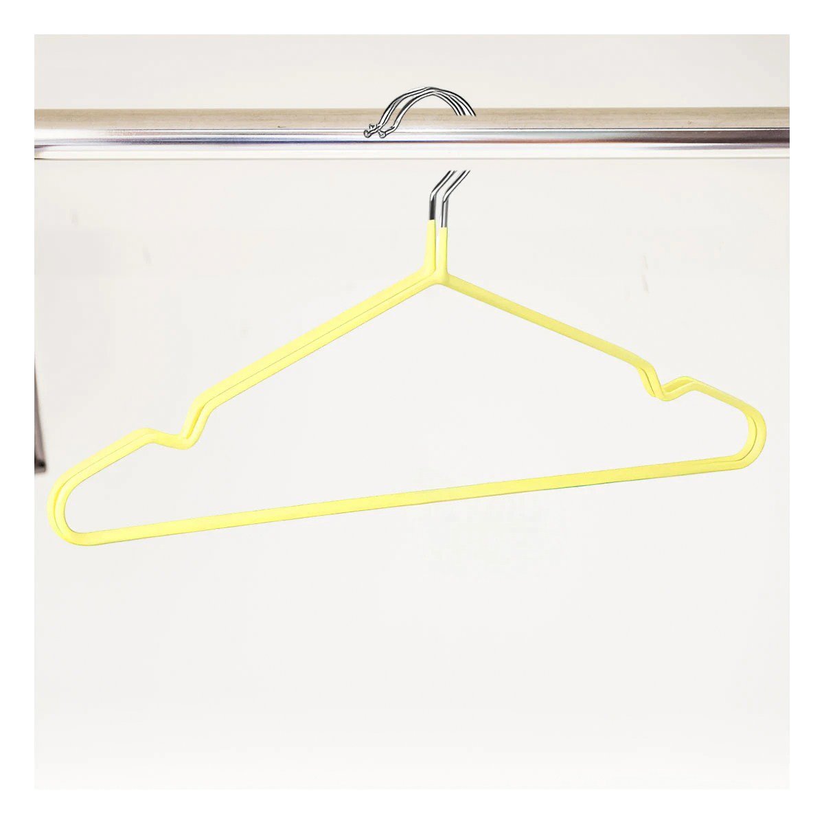 PACK2 COMPLEMENTO FUNCIONAL DE ALAMBRE CON PLASTICO AMARILLO 5 PIEZAS HOGAR Y+REGALO STICKER - 3