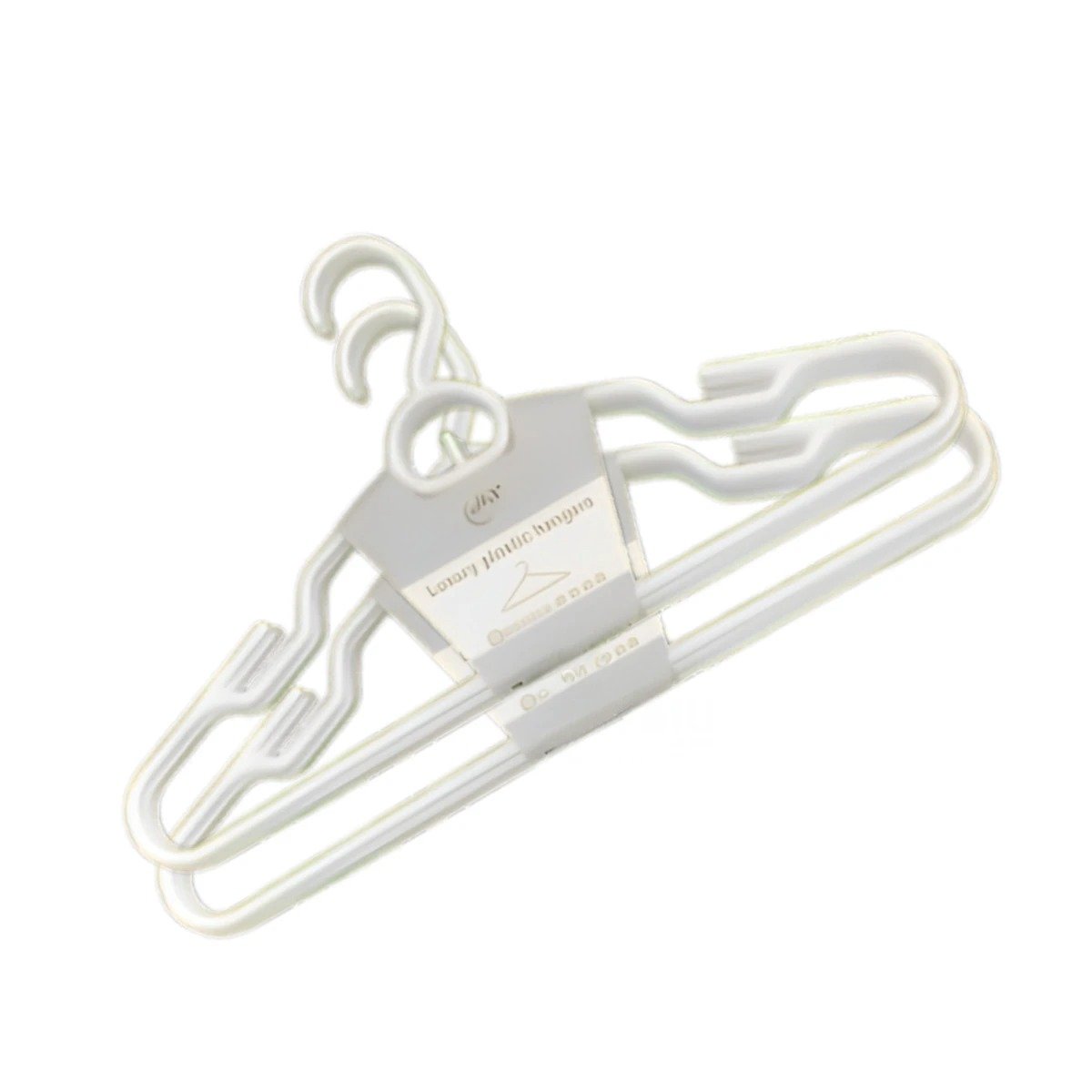 PACK4 SUJETADOR PLASTICO BLANCO CON FORMA CIRCULAR INTERIOR DE 4 PIEZAS Y+PAPEL REGALO - 3