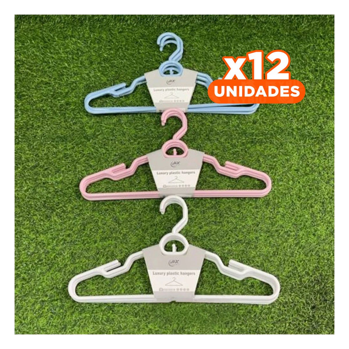 PACK12 SUJETADOR COMPACTO DE PLASTICO ROSADO CIRCULO EN MEDIO DE 4 PIEZAS HOGAR - 1