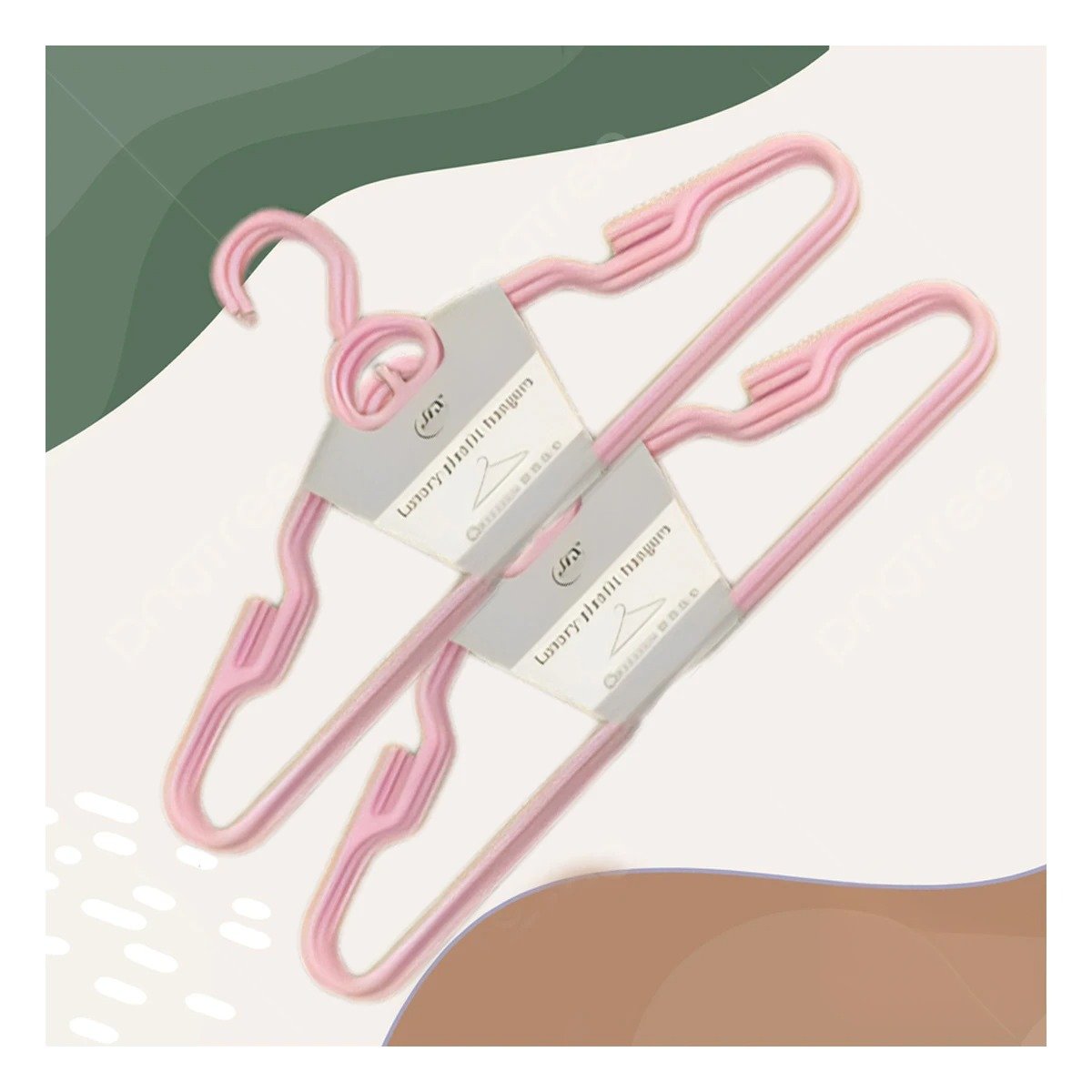 PACK12 SUJETADOR COMPACTO DE PLASTICO ROSADO CIRCULO EN MEDIO DE 4 PIEZAS HOGAR - 2