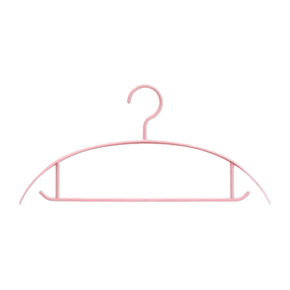 PACK4 GANCHO COMPACTO DE PLASTICO ROSADO MEDIA LUNA DE 4 PIEZAS PARA CLOSET Y+PAPEL REGALO - 3