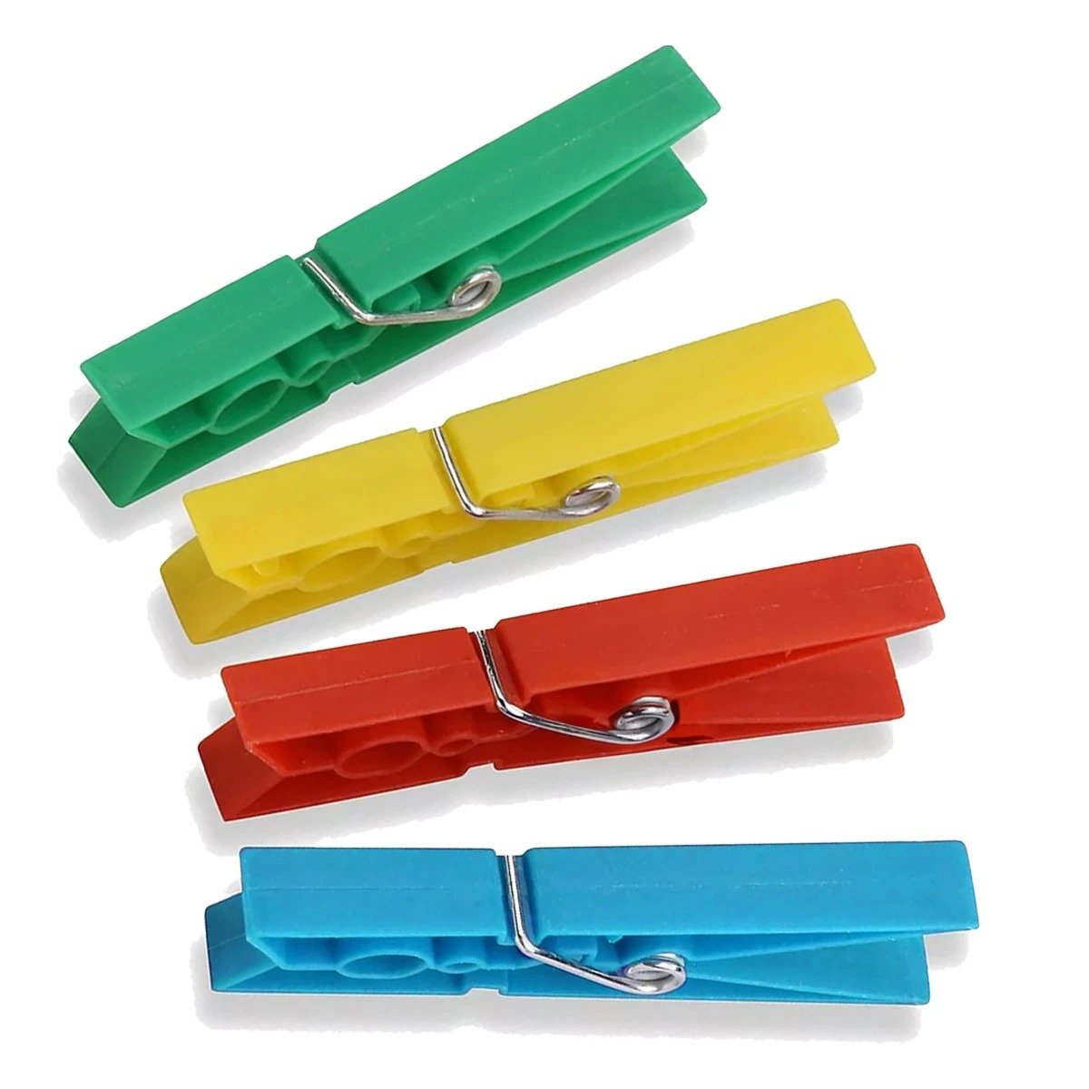 PACK2 PINZAS PEQUEÑAS DE PLASTICO MULTICOLOR CON 24 PIEZAS PARA SECADO RAPIDO Y+REGALO STICKER - 2