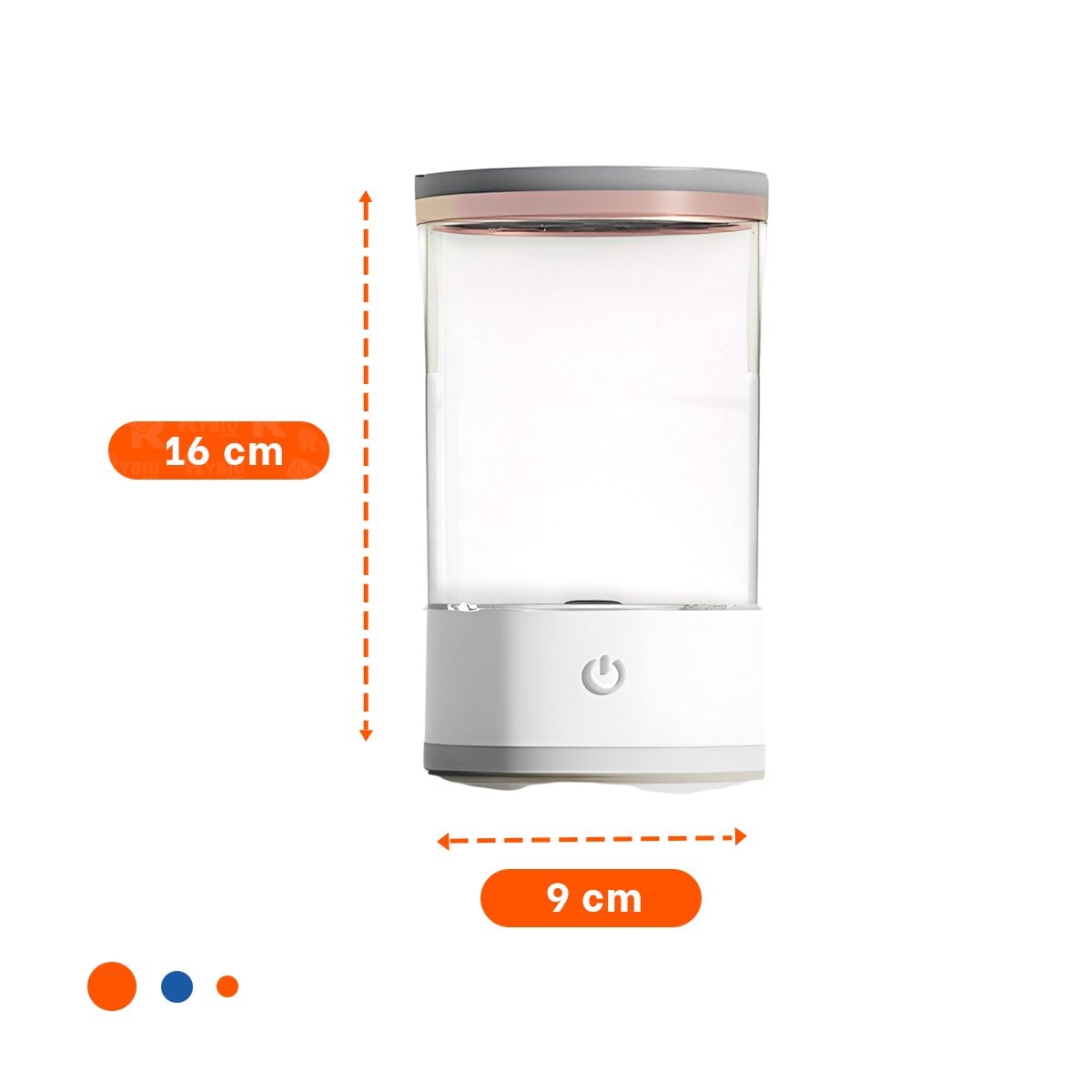 PACK2 APARATO PORTATIL ELECTRICA DE BROCHAS Y PINCELES BLANCO YPAPEL REGALO - 4