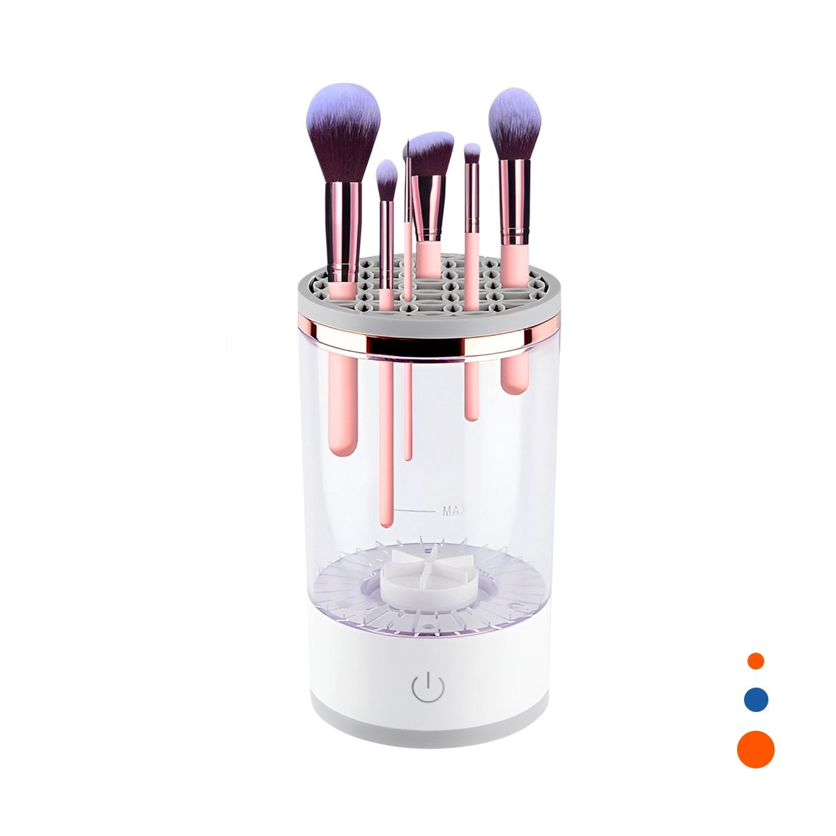 PACK4 UNIDAD COMPACTA ELECTRICA DE BROCHAS Y PINCELES BLANCO YPAPEL REGALO - 3