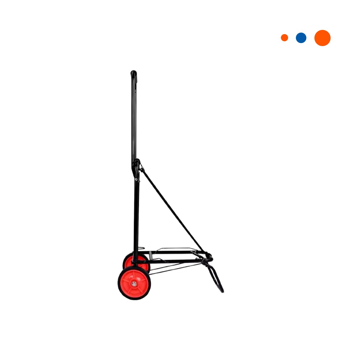 PACK4 CARRITO MOVIL PLEGABLE NEGRO CON LIGA PARA USO DIARIO Y+PAPEL REGALO - 3