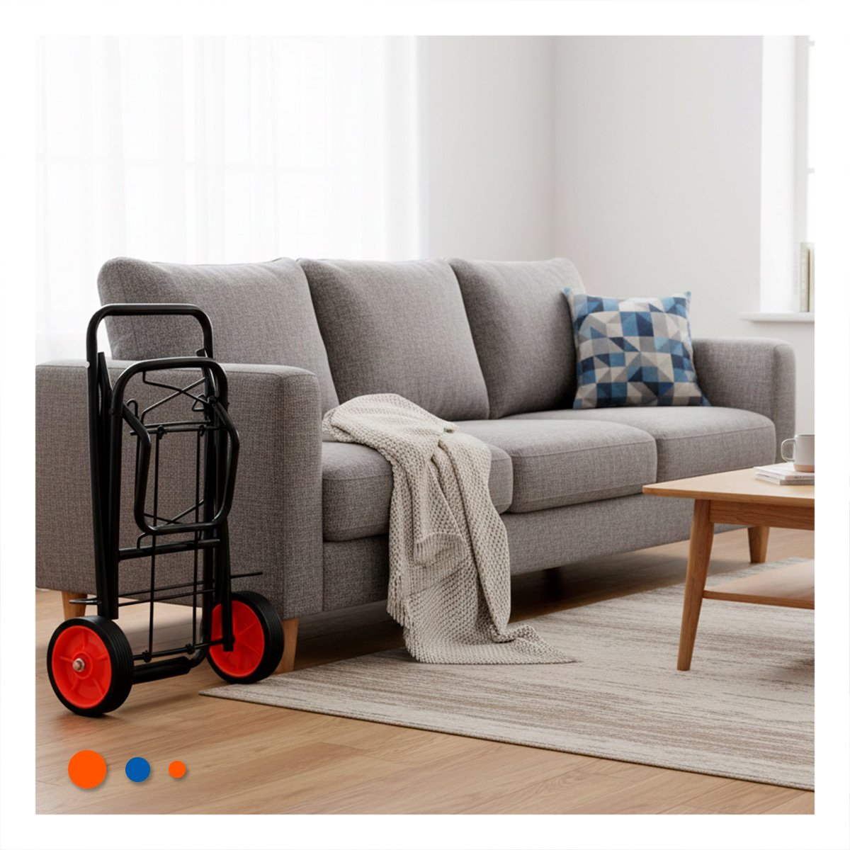 PACK2 COMPONENTE DE CARGA PLEGABLE NEGRO CON LIGA PARA APOYO LOGISTICO - 3