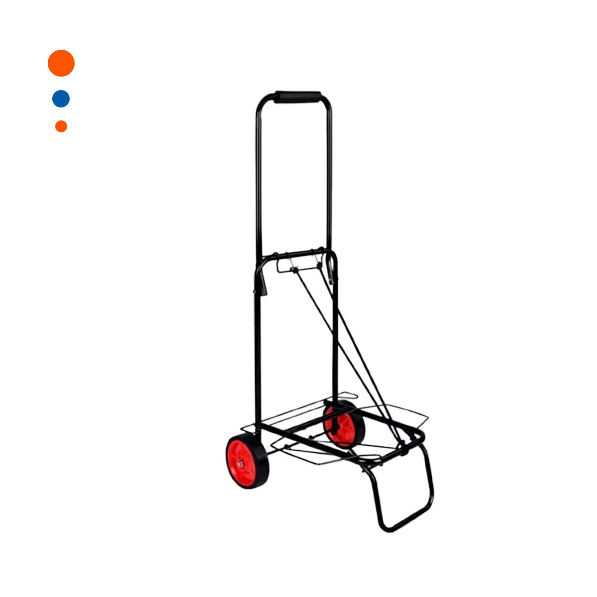 PACK2 PLATAFORMA MOVIL PLEGABLE NEGRO CON LIGA PARA CARGA EN HOGAR Y+REGALO STICKER - 2
