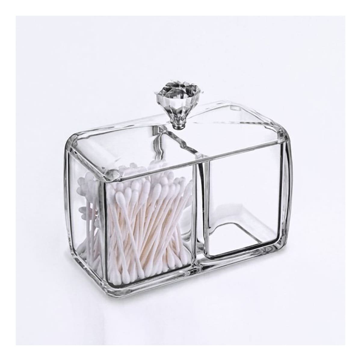 PACK2 ESTUCHE ACRILICO 2 DIVISIONES CON TAPA TRANSPARENTE PARA ORGANIZAR Y+PAPEL REGALO - 5