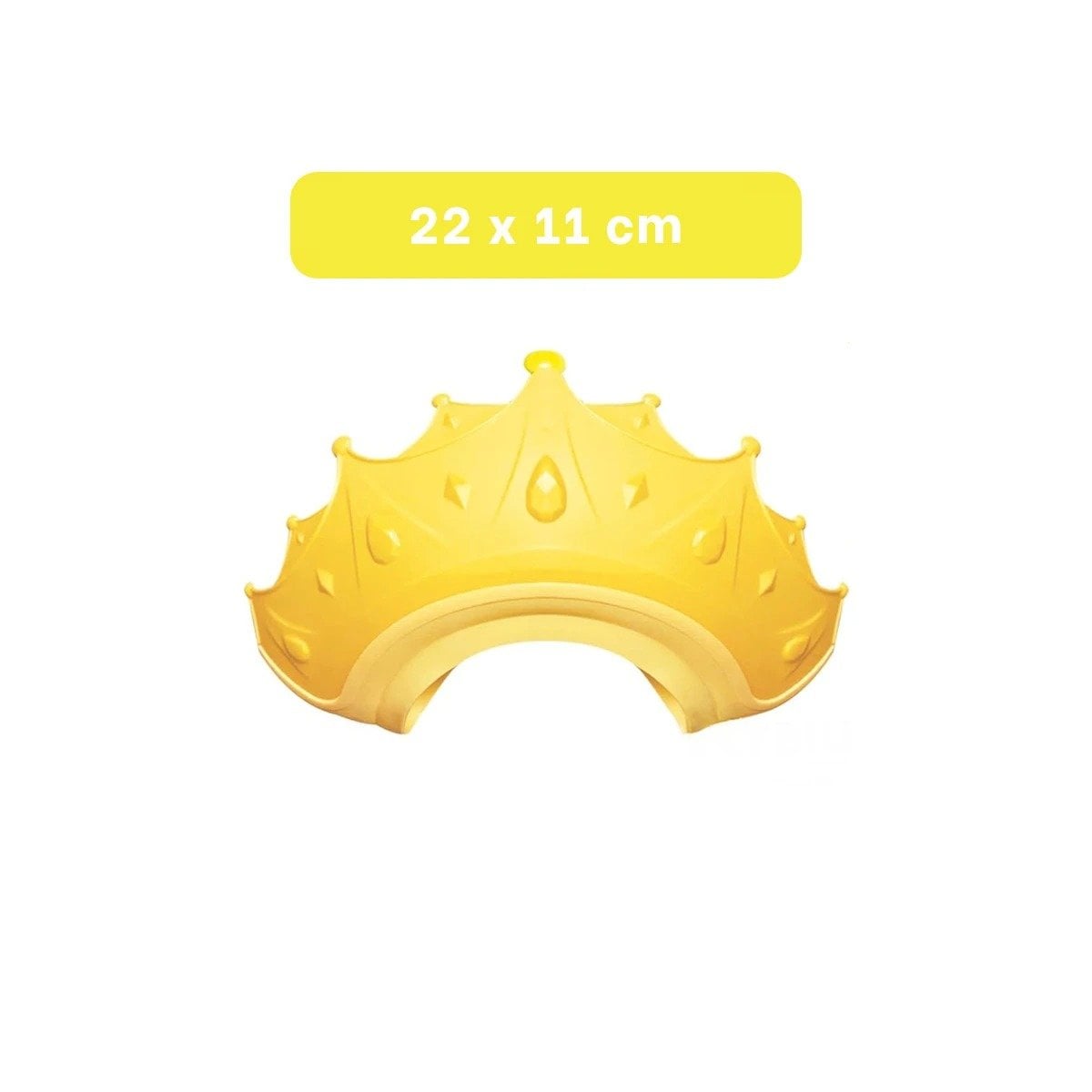 CORONA AJUSTABLE INFANTIL PARA DUCHA EN ESTILO GORRO AMARILLO Y+POST IT - 4