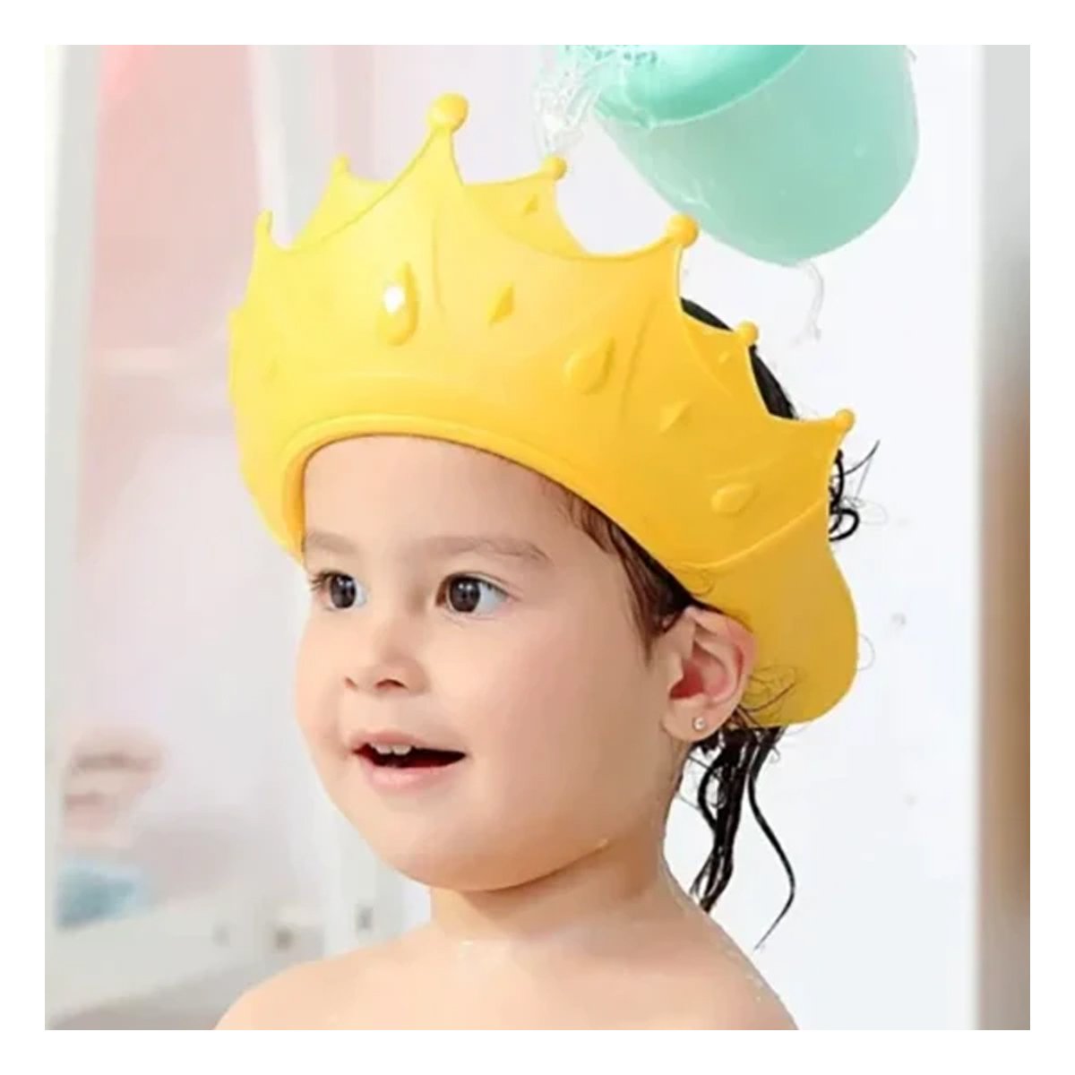 PACK12 PROTECTOR DE ASEO INFANTIL AJUSTABLE ESTILO CORONA AMARILLA - 5
