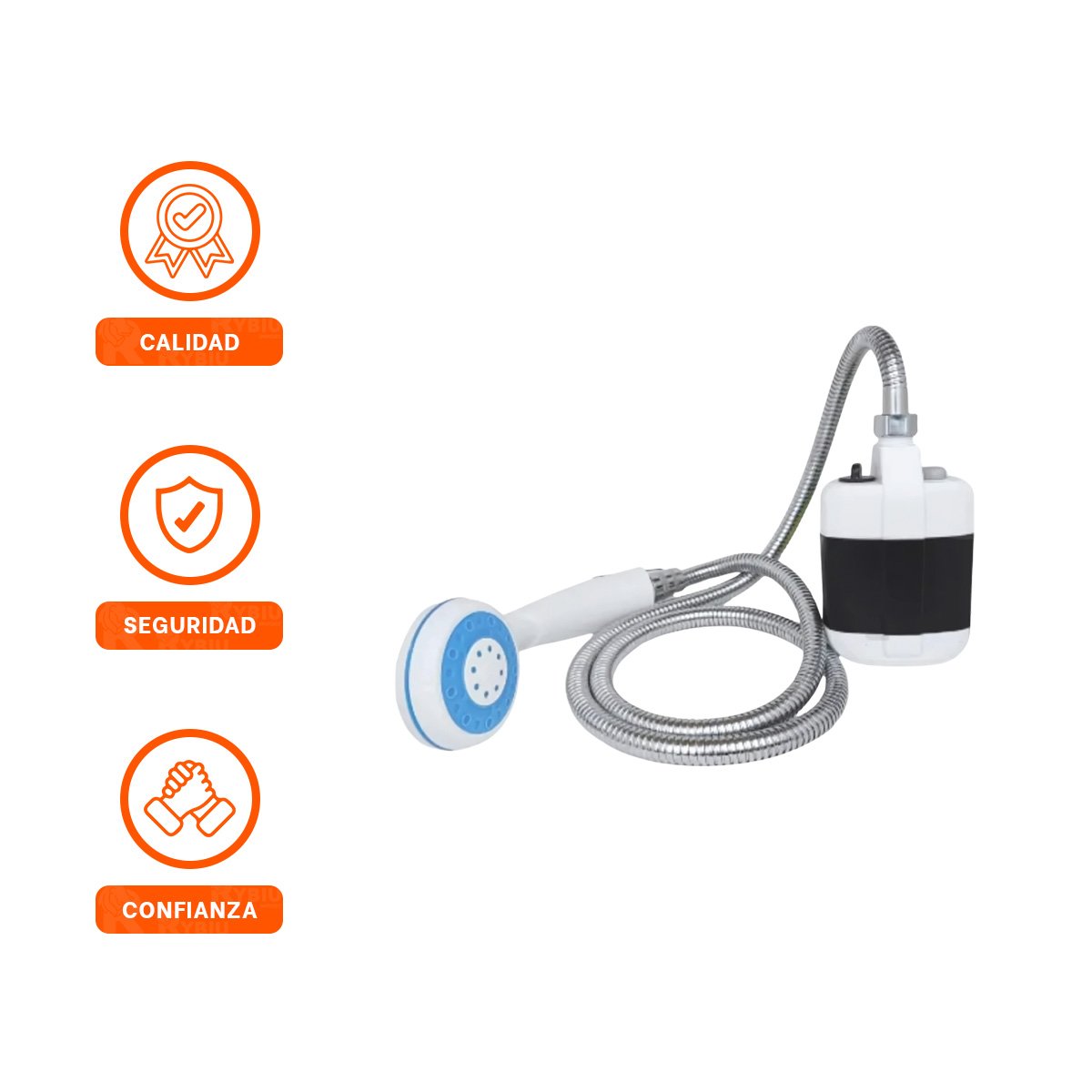 ACCESORIO MANUAL BLANCO PARA HOGAR MODERNO PRACTICO Y RESISTENTE Y+LIGAS REGALO - 3