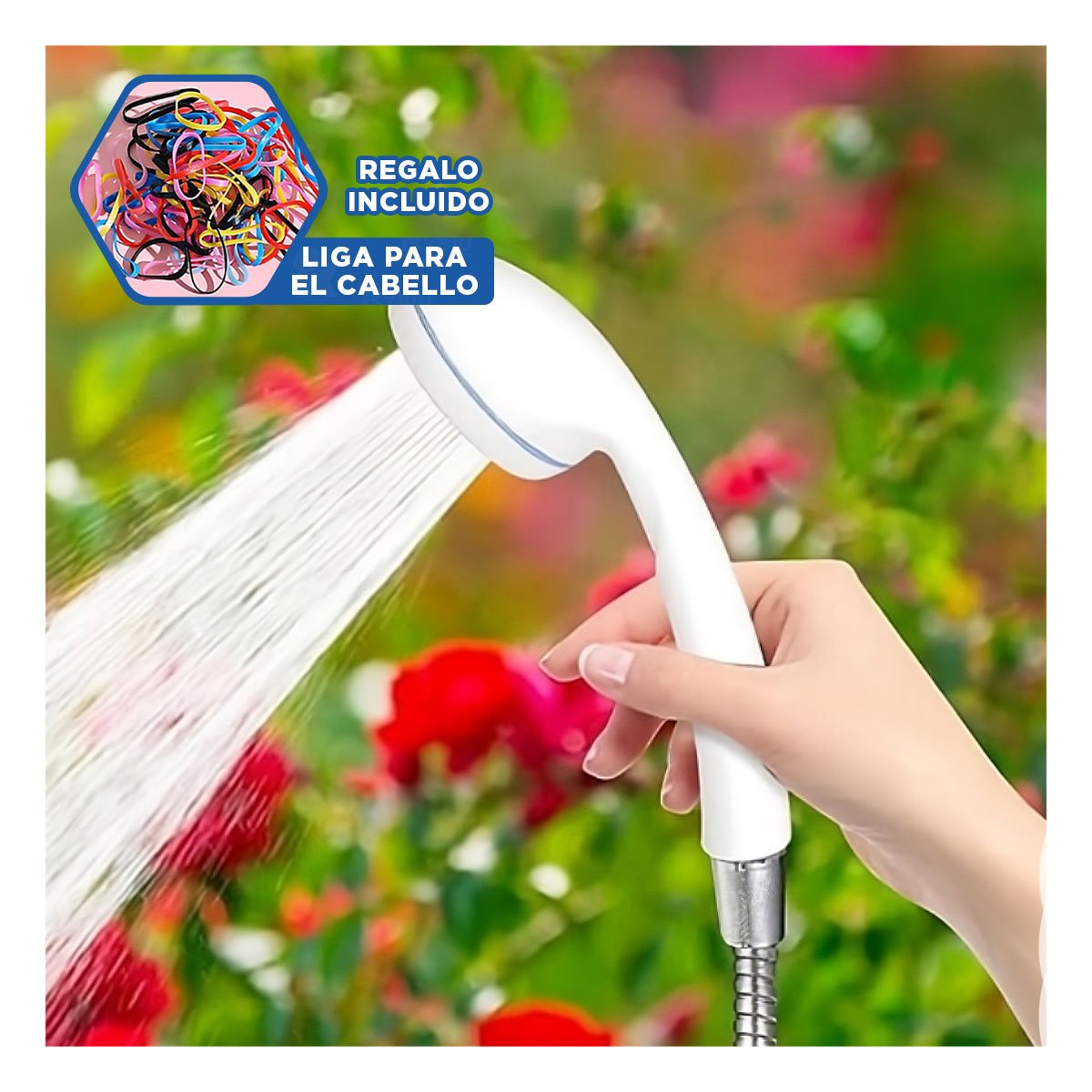 ACCESORIO MANUAL BLANCO PARA HOGAR MODERNO PRACTICO Y RESISTENTE Y+LIGAS REGALO - 5