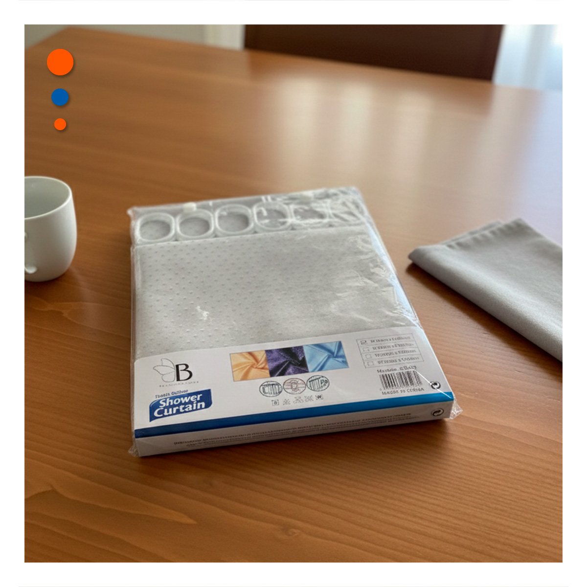 PACK2 CUBIERTA PARA USO DIARIO EN DUCHA PLOMO PATRON TRIANGULOS 180X180CM - 3