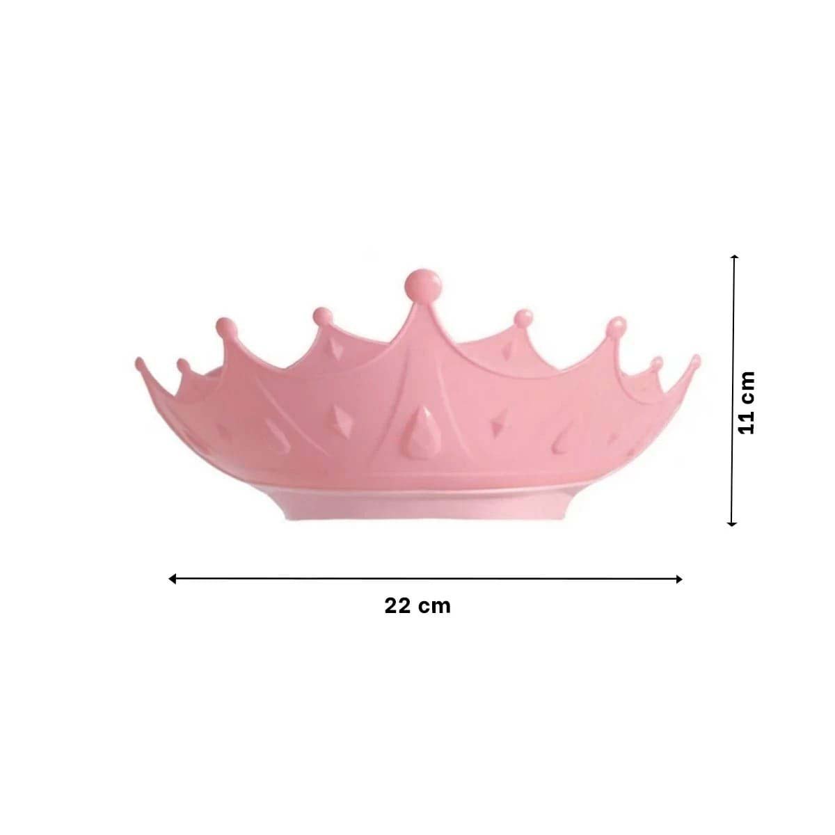 CORONA DE ASEO INFANTIL AJUSTABLE TIPO GORRO ROSADO Y+LIGAS REGALO - 4