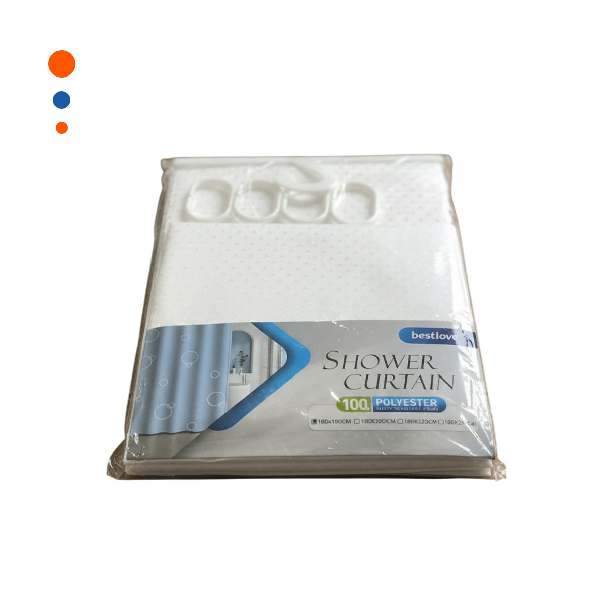 PANEL FUNCIONAL PARA DUCHA CON DISTRIBUCION DE TRIANGULOS BLANCO 180X180CM - 3