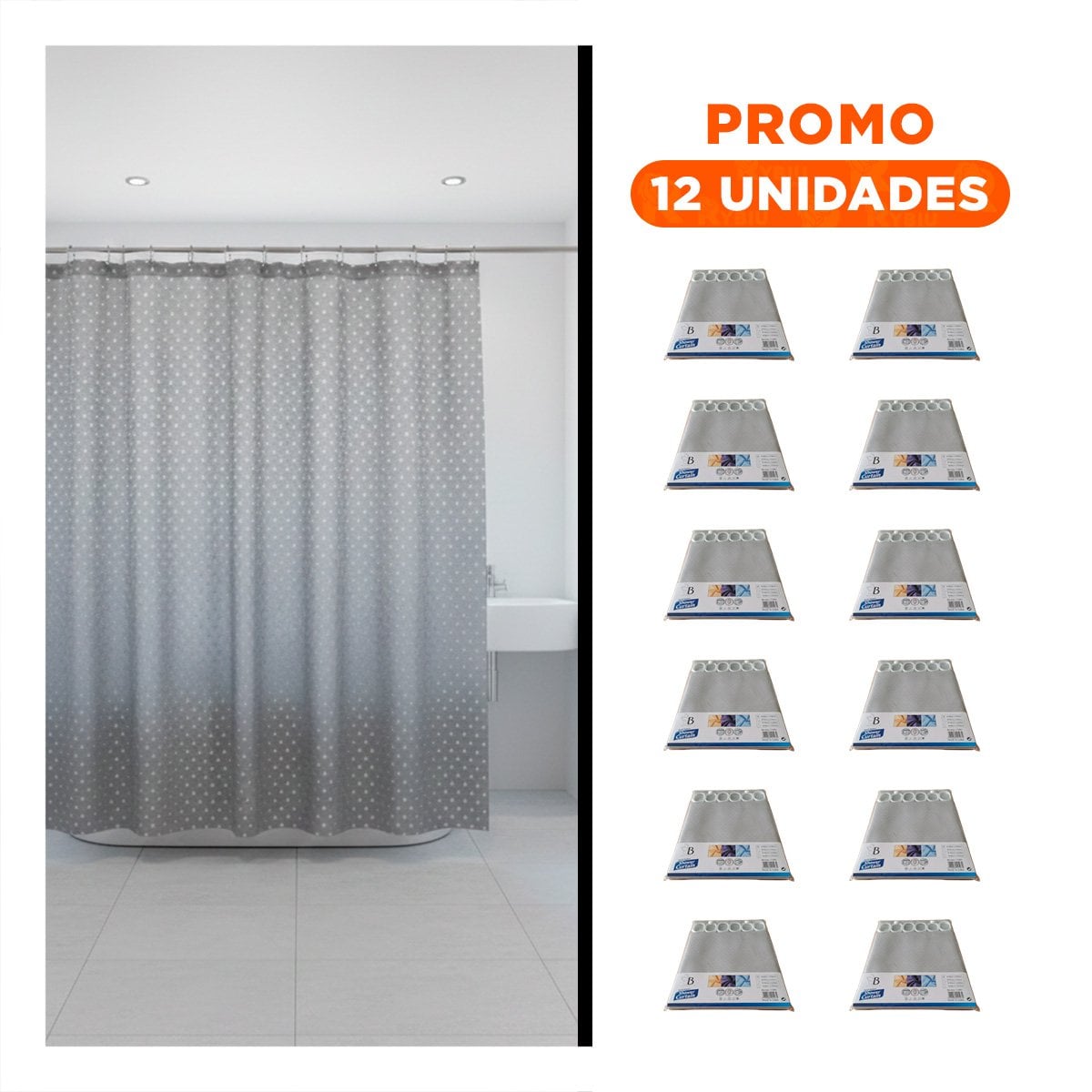 PACK12 PANEL PLOMO PARA AREA DE DUCHA CON MEDIDAS 180X180CM Y PATRON TRIANGULOS - 1