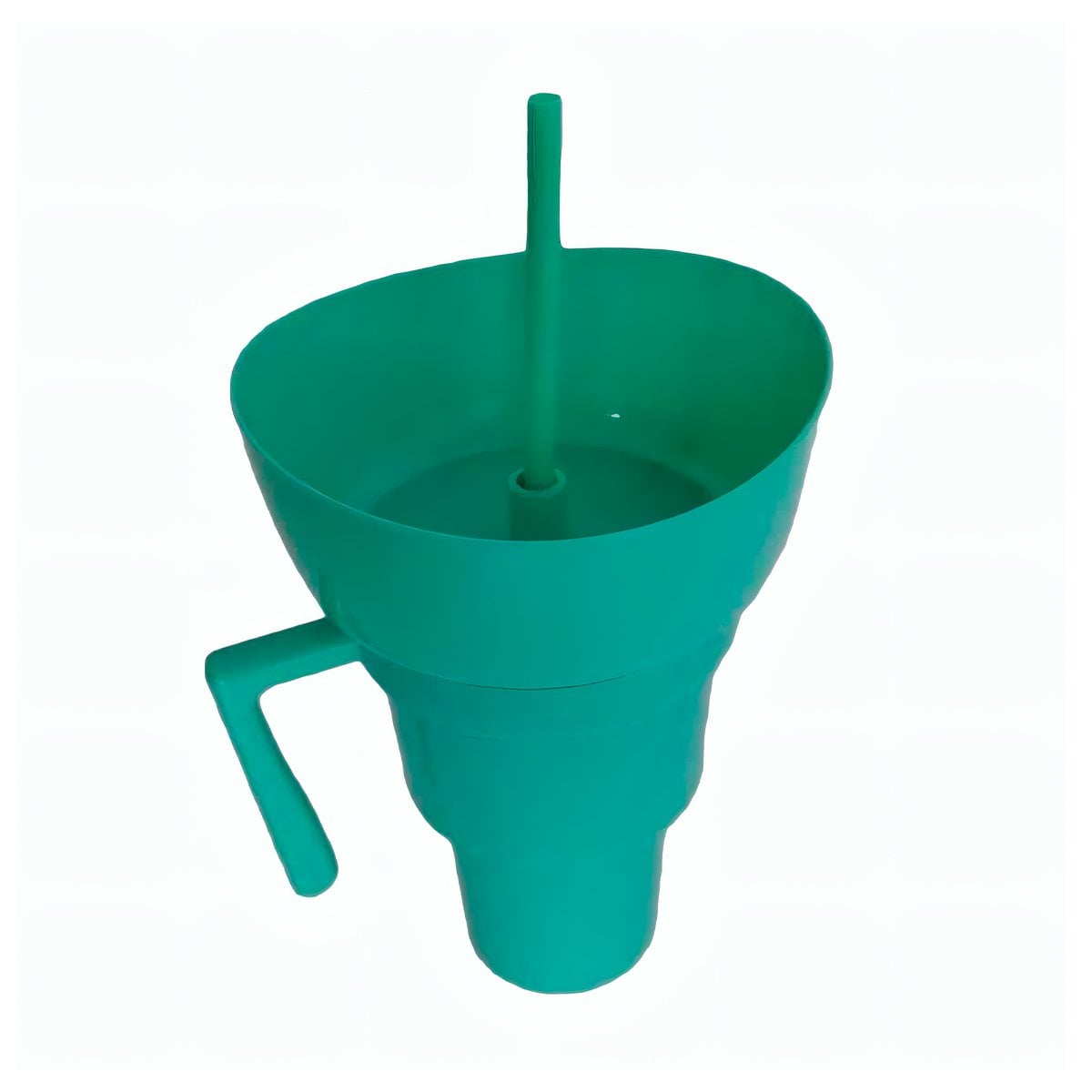 PACK6 CONTENEDOR 2 EN 1 EN ABS VERDE PENSADO PARA REUNIONES Y EVENTOS Y+REGALO STICKER - 2