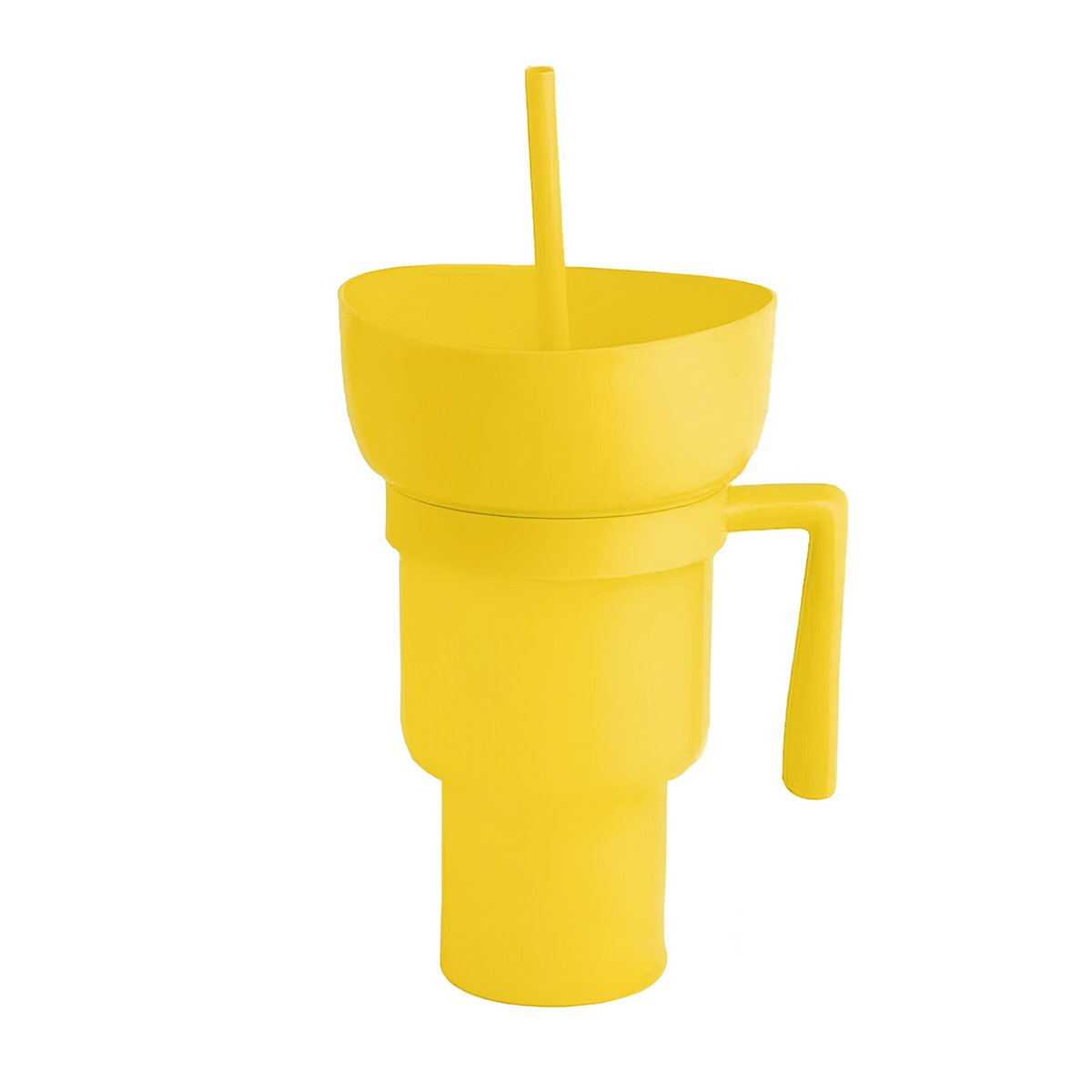 PACK6 CONTENEDOR 2 EN 1 EN ABS AMARILLO PENSADO PARA REUNIONES Y EVENTOS Y+REGALO STICKER - 2