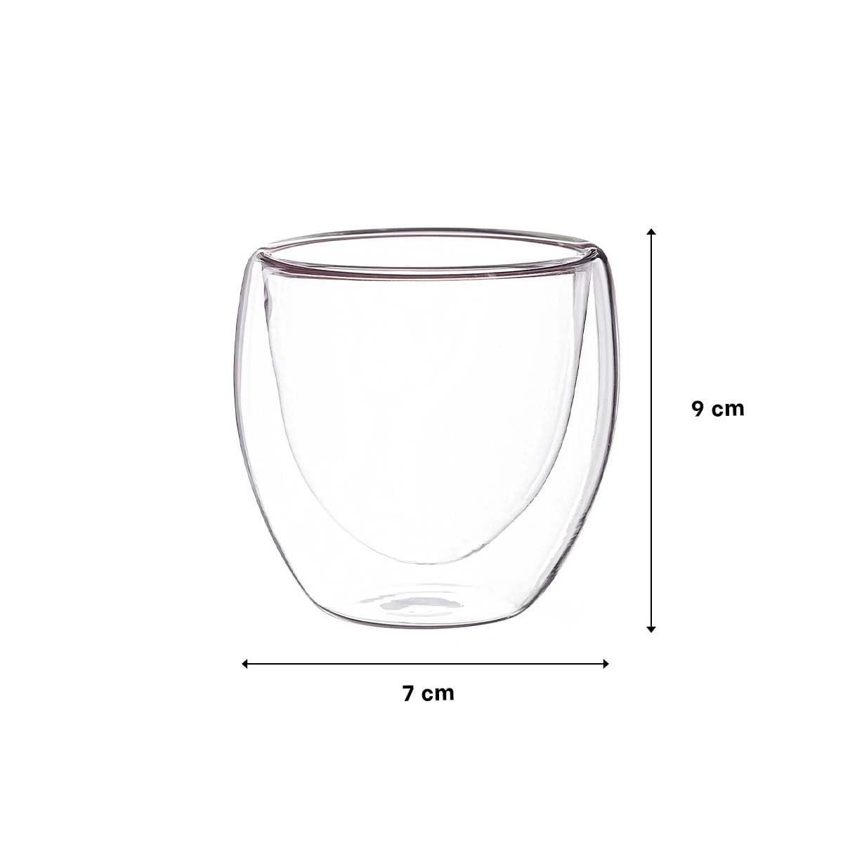 PACK2 FESTIVO VASO DOBLE CAPA 460 ML TRANSPARENTE COMPLEMENTO NAVIDAD HOGAR - 4