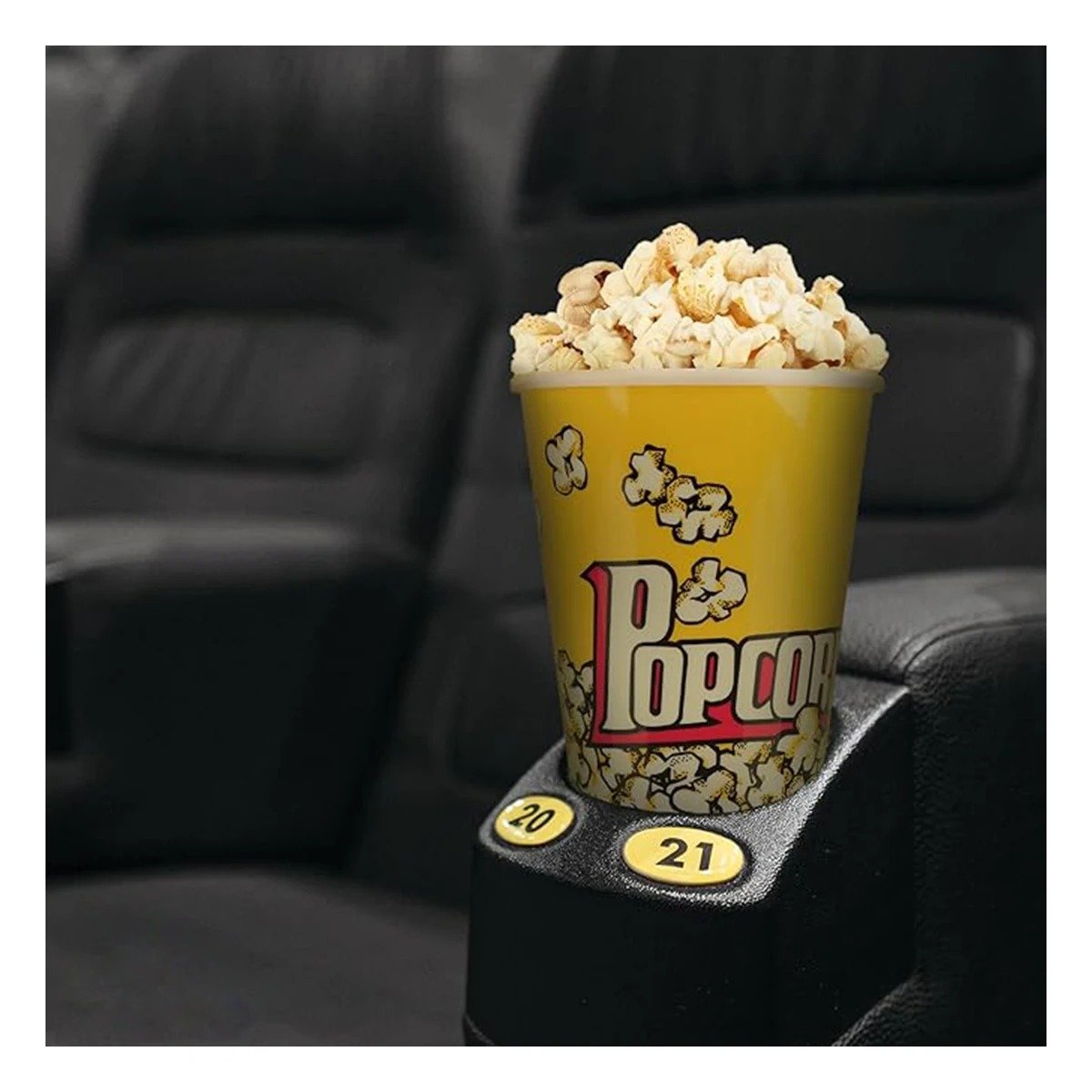 PACK12 TORRE DE MAIZ AMARILLO 7CMX17CM CON SOPORTE ESTABLE Y MUY SUPERIOR Y+REGALO STICKER - 5