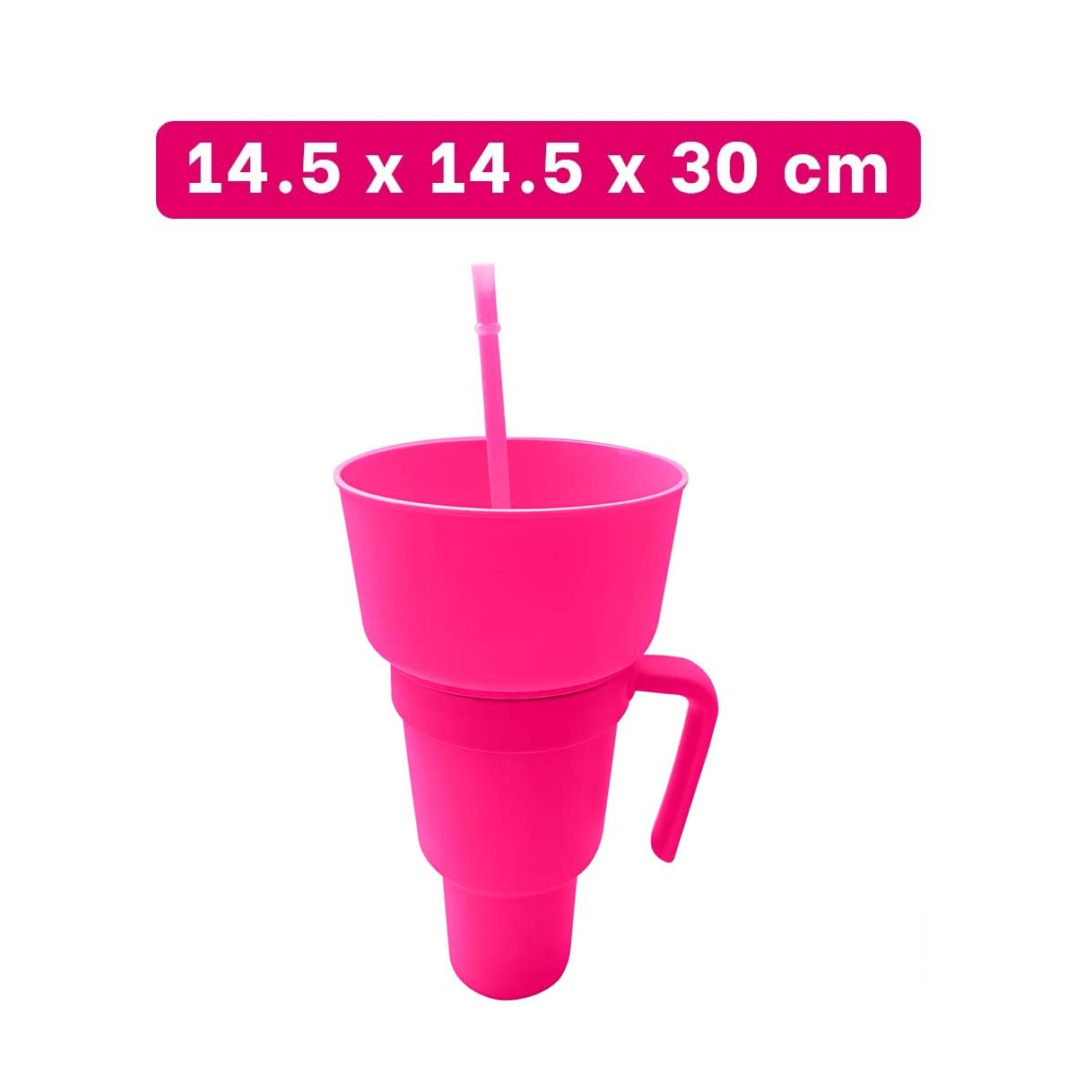 PACK4 VASO 2 EN 1 CON ACABADO ROSADO Y FABRICACION ABS PARA USO FAMILIAR Y+PAPEL REGALO - 4