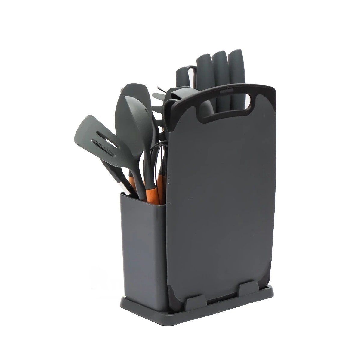PACK4 SET PLOMO COCINA PROFESIONAL INTEGRA 18 PIEZAS DE ACERO INOXIDABLE Y+PAPEL REGALO - 3