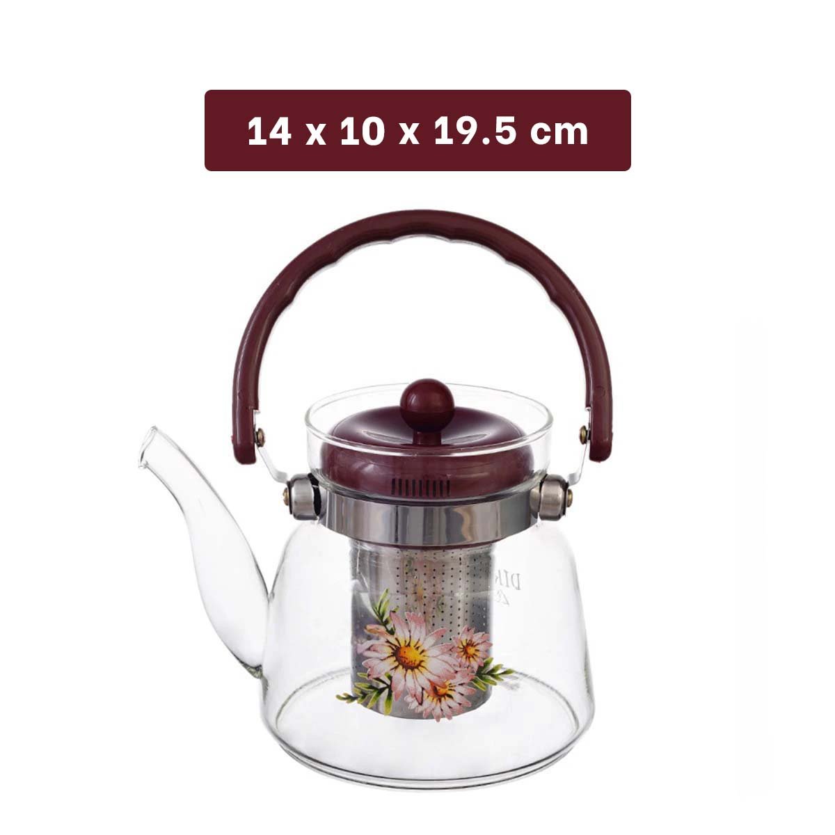 PACK12 RECIPIENTE TRANSPARENTE 600ML CON DETALLE GUINDA PARA JORNADA ACTIVA - 4