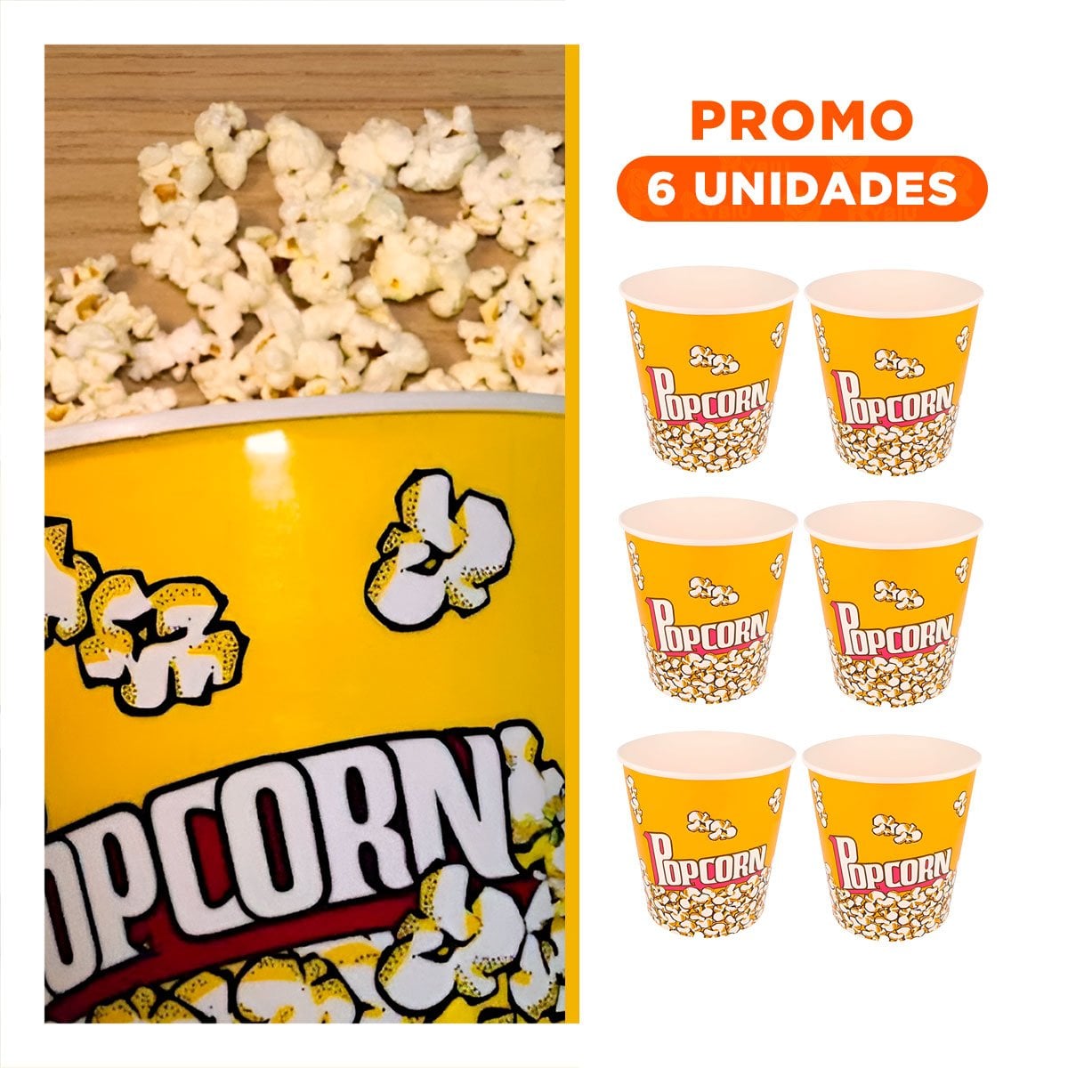 PACK12 TORRE DE MAIZ AMARILLO 21X20CM CON SOPORTE ESTABLE Y MUCHO MAS SUPERIOR Y+REGALO STICKER - 1