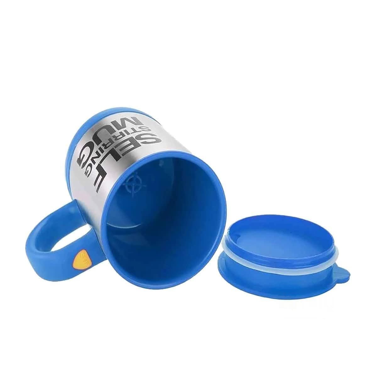 PACK4 MEZCLADOR PORTATIL ELECTRICO 400 ML CON 2 PILAS AAA AZUL Y+PAPEL REGALO - 3